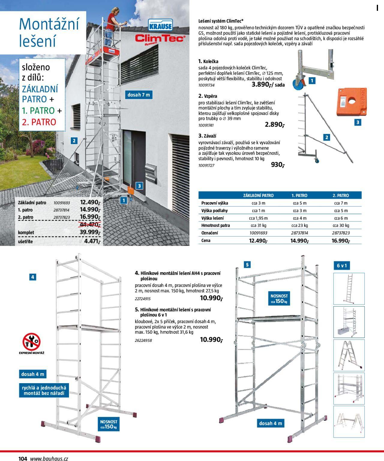 Bauhaus katalog Nářadí a dílna 24.09.2024 - 28.02.2025 104