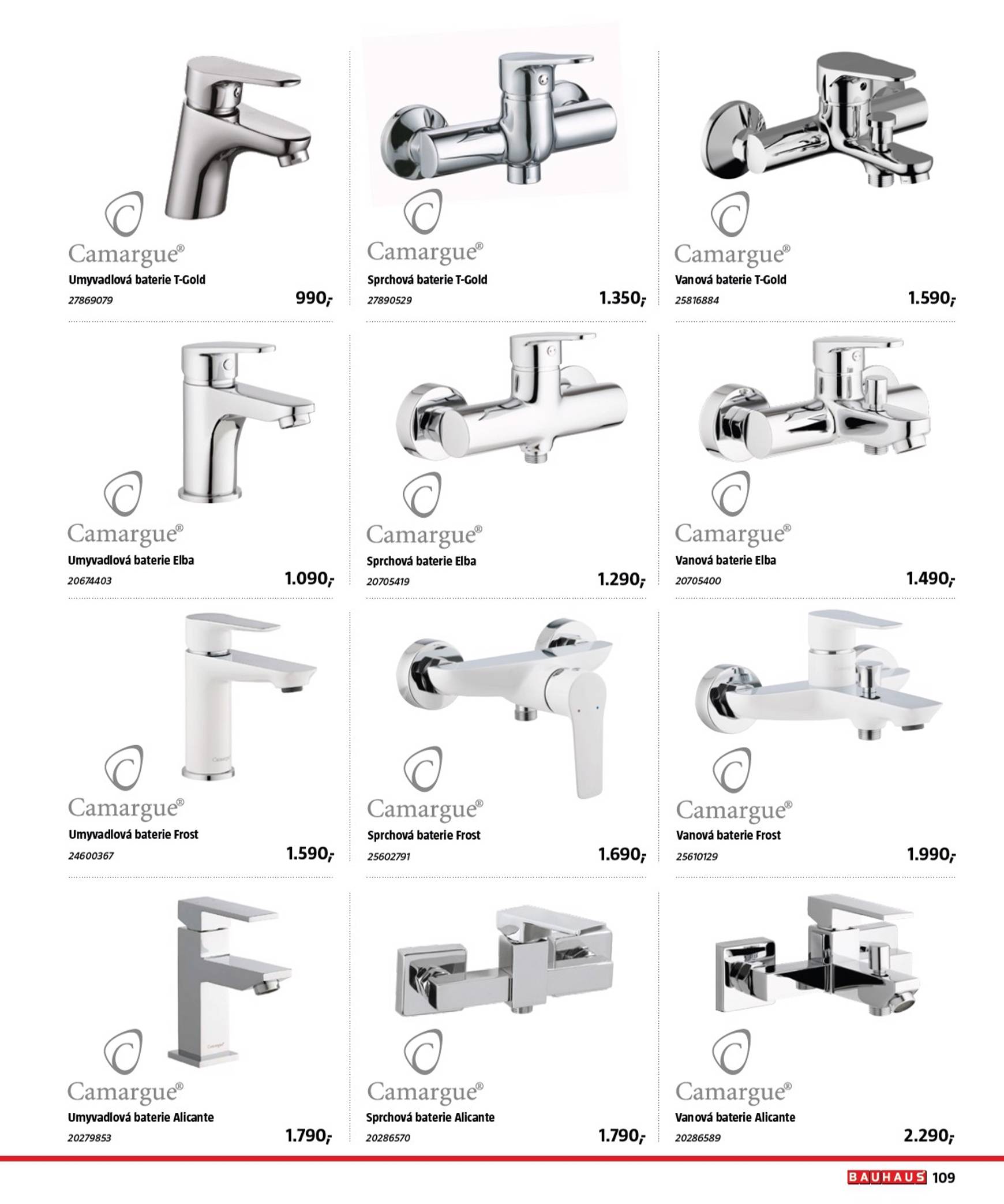 Leták Bauhaus - Katalog Sanita od 29.10. do 31.03. 109