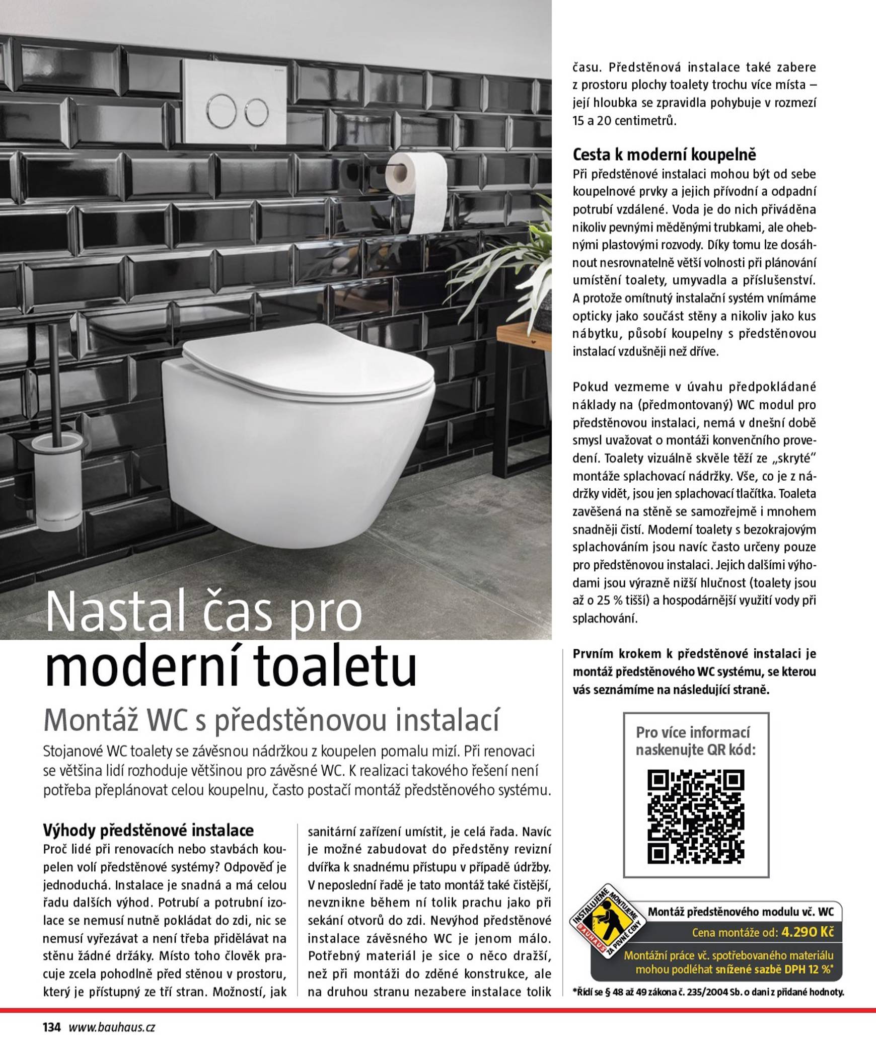 Leták Bauhaus - Katalog Sanita od 29.10. do 31.03. 134