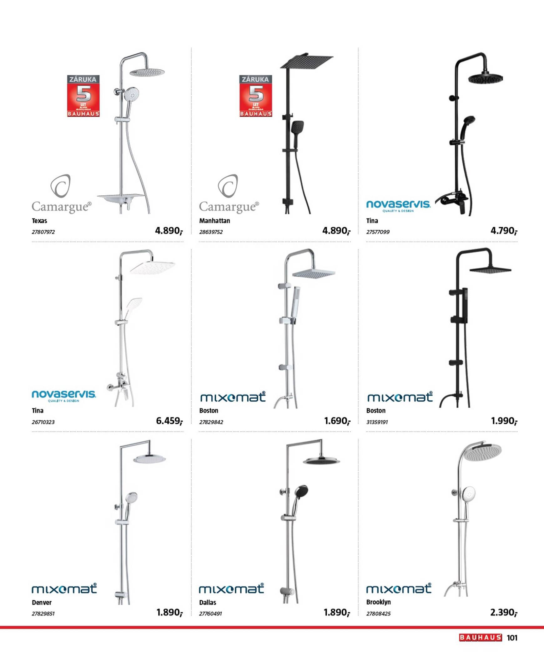 Leták Bauhaus - Katalog Sanita od 29.10. do 31.03. 101