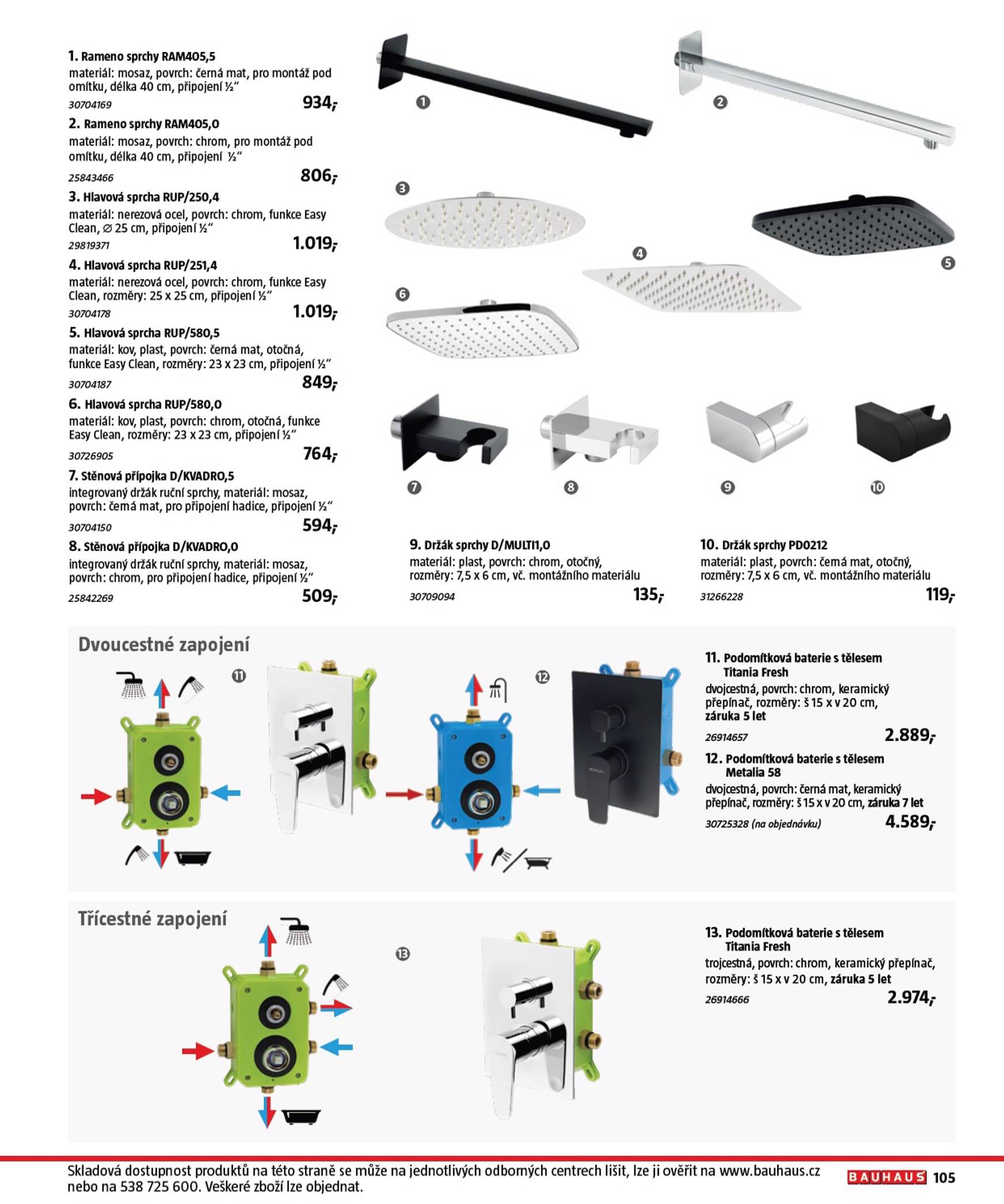 Leták Bauhaus - Katalog Sanita od 29.10. do 31.03. 105