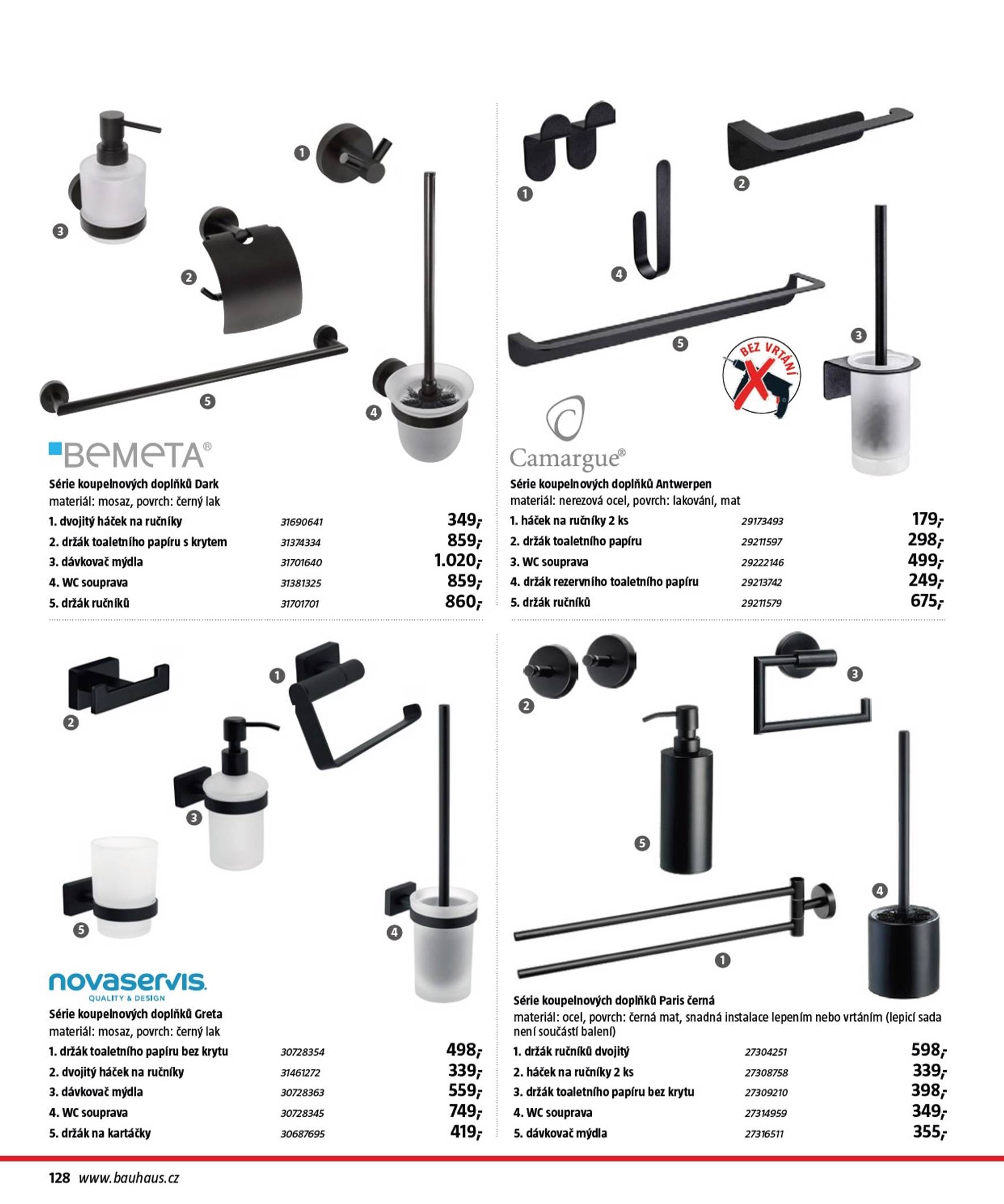 Leták Bauhaus - Katalog Sanita od 29.10. do 31.03. 128