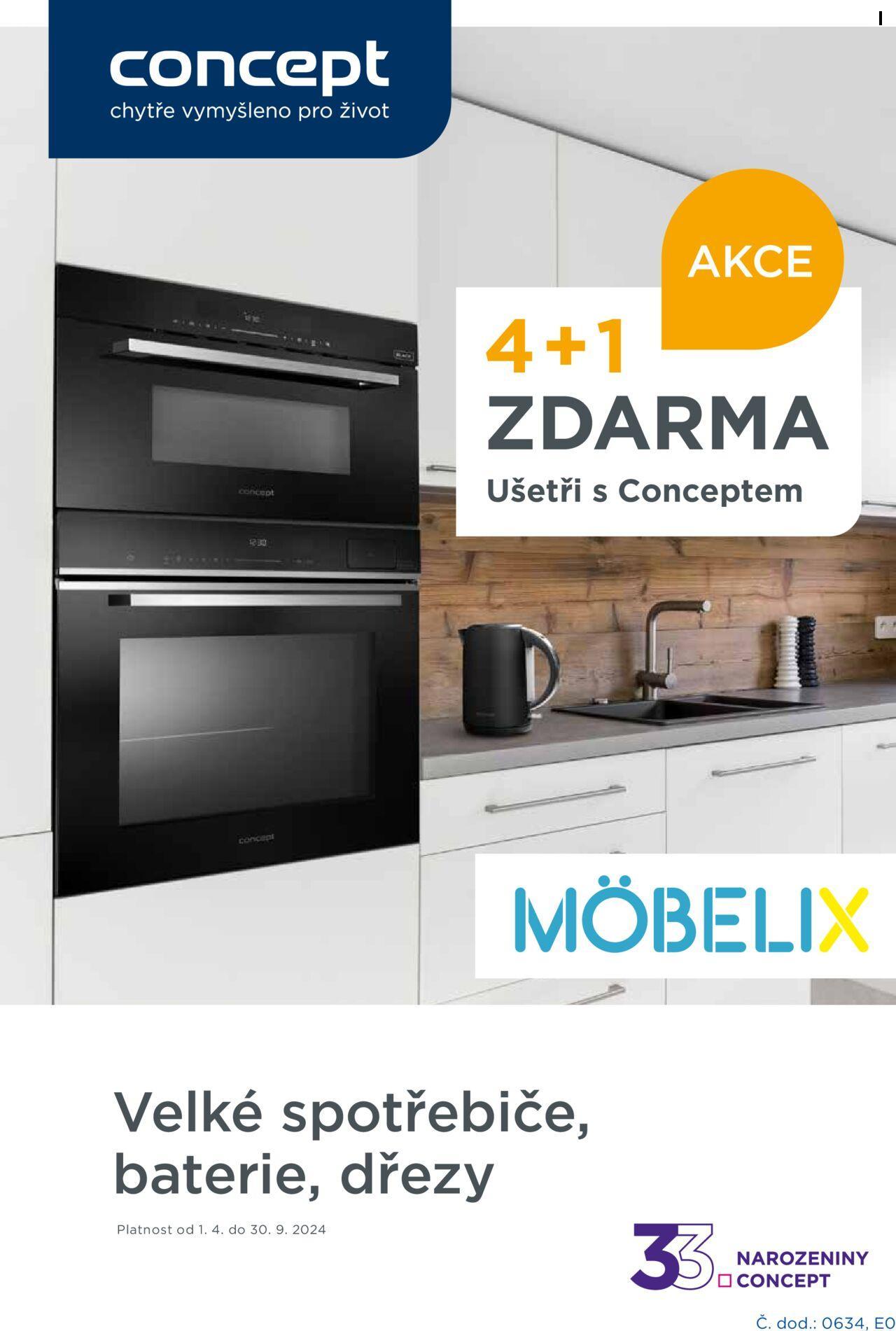 Möbelix leták - Concept 01.04.2024 - 30.09.2024