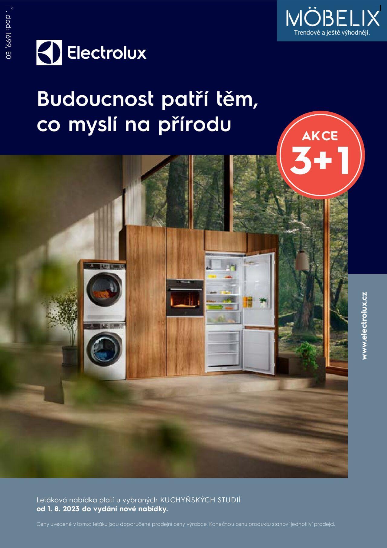 Möbelix leták - Electrolux 01.01.2024 - 31.12.2024