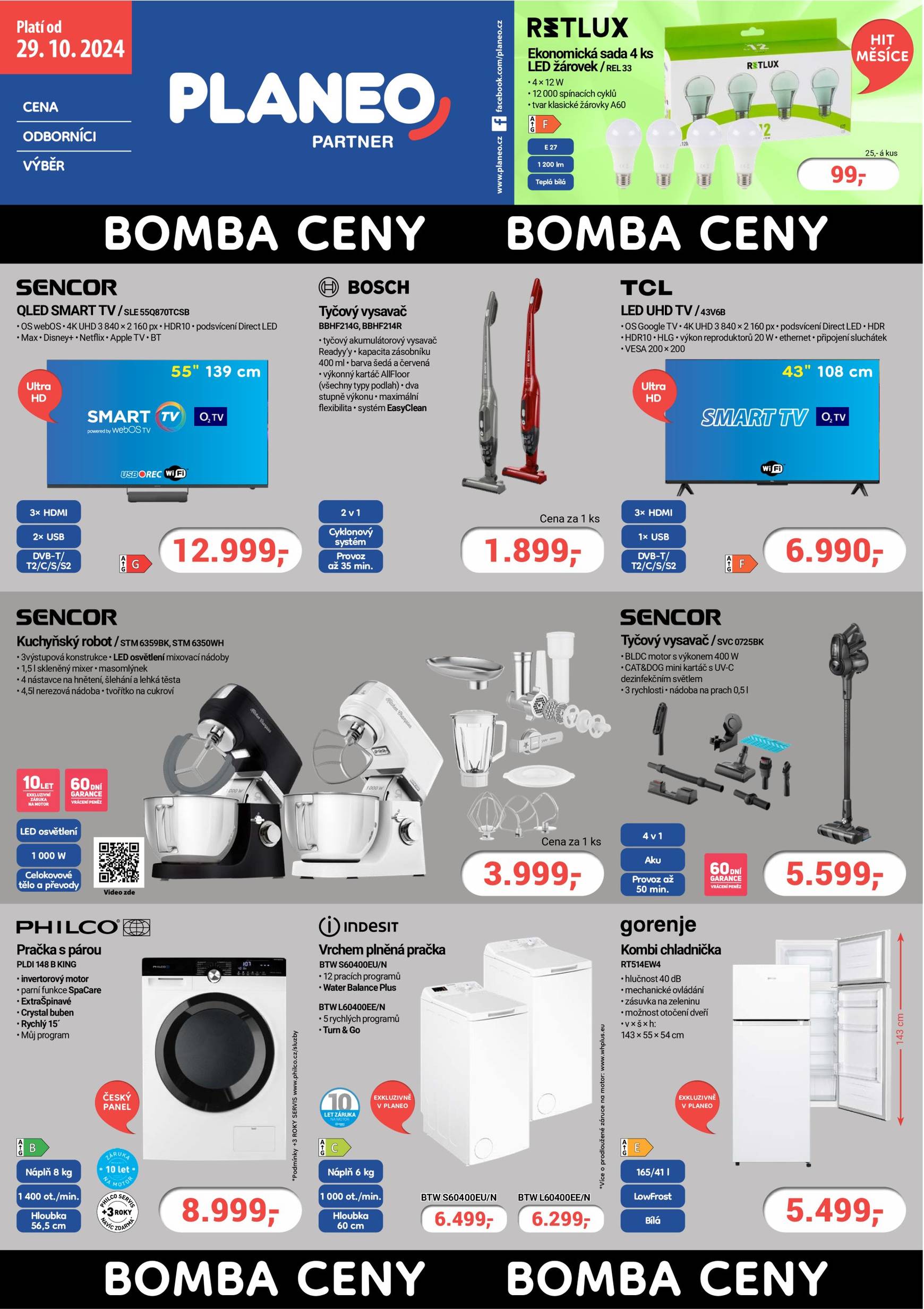 Leták Planeo od 29.10. do 10.11.