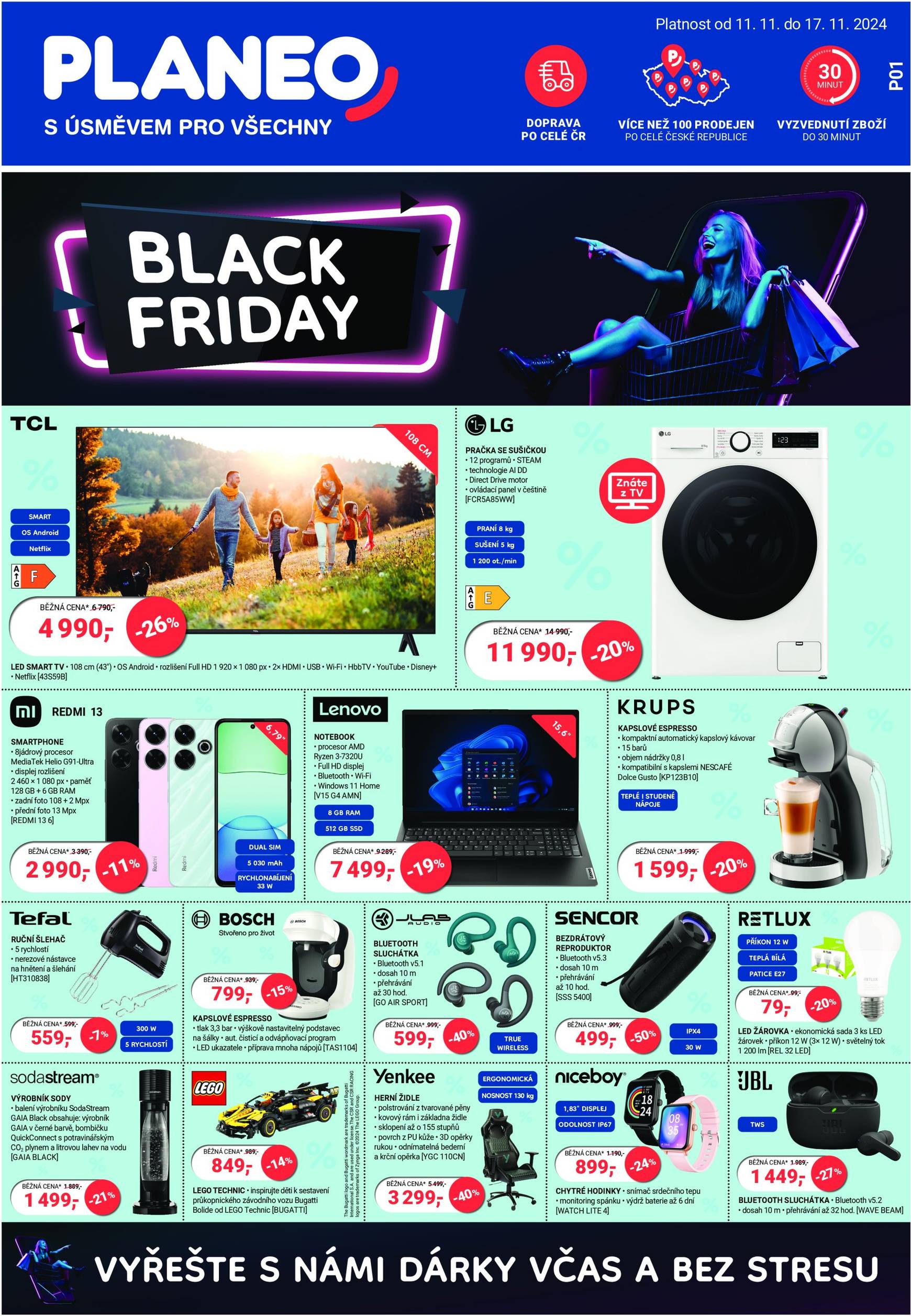 Leták Planeo - Black Friday od 11.11. do 17.11.