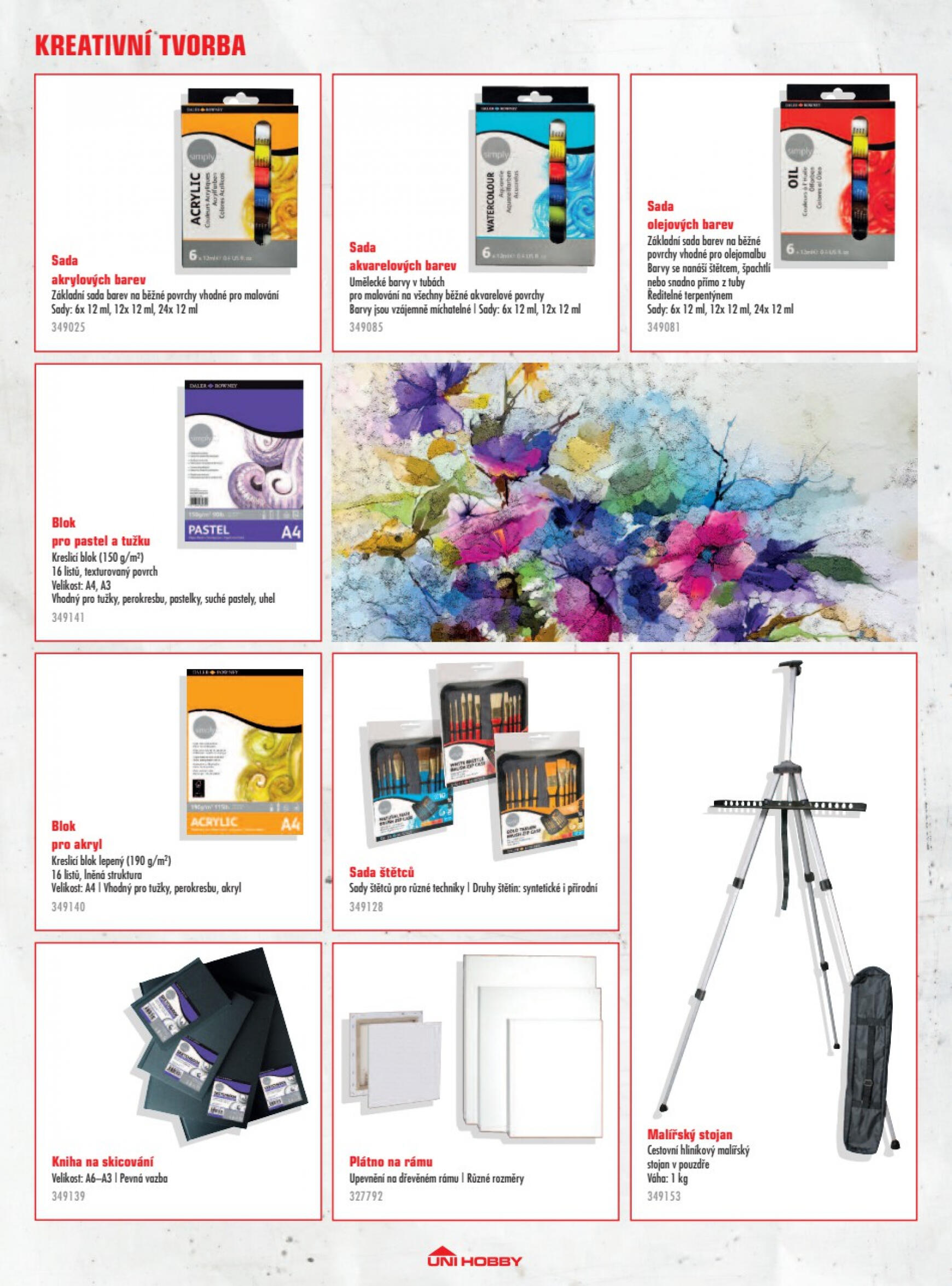 Leták Unihobby - Katalog barev 2024 aktuální 17.05. - 30.09. 32