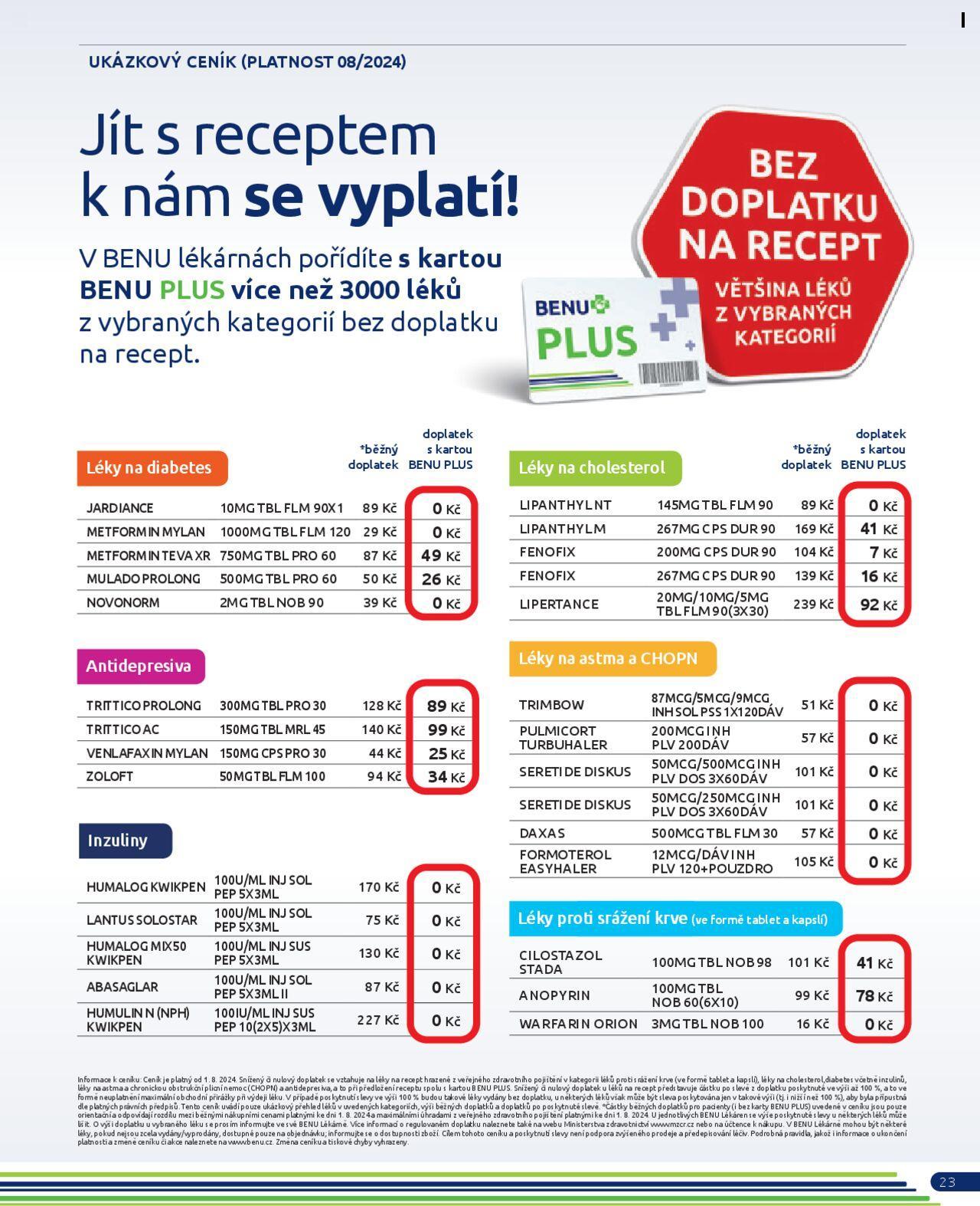 Benu leták 01.09.2024 - 30.09.2024 23