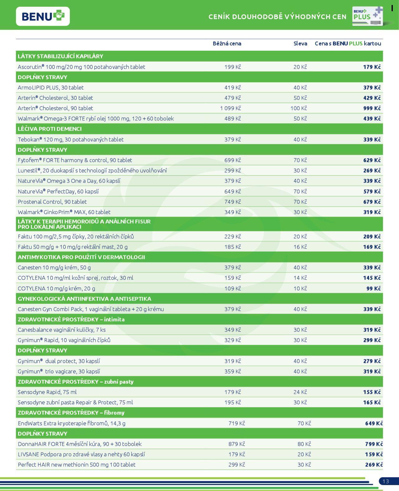 Benu leták 01.09.2024 - 30.09.2024 13