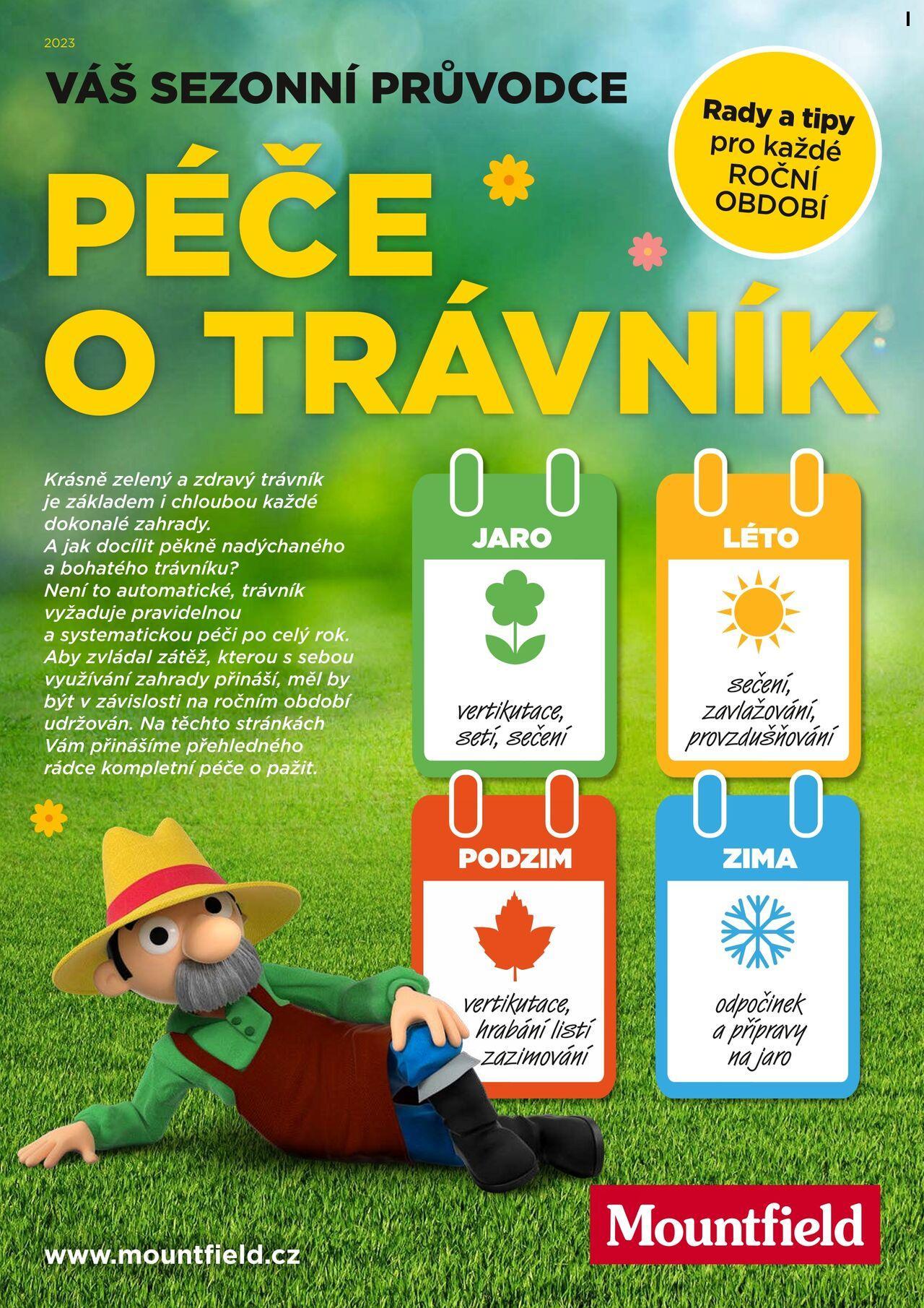 Mountfield katalog - Péče o trávník od úterý 01.08.2023