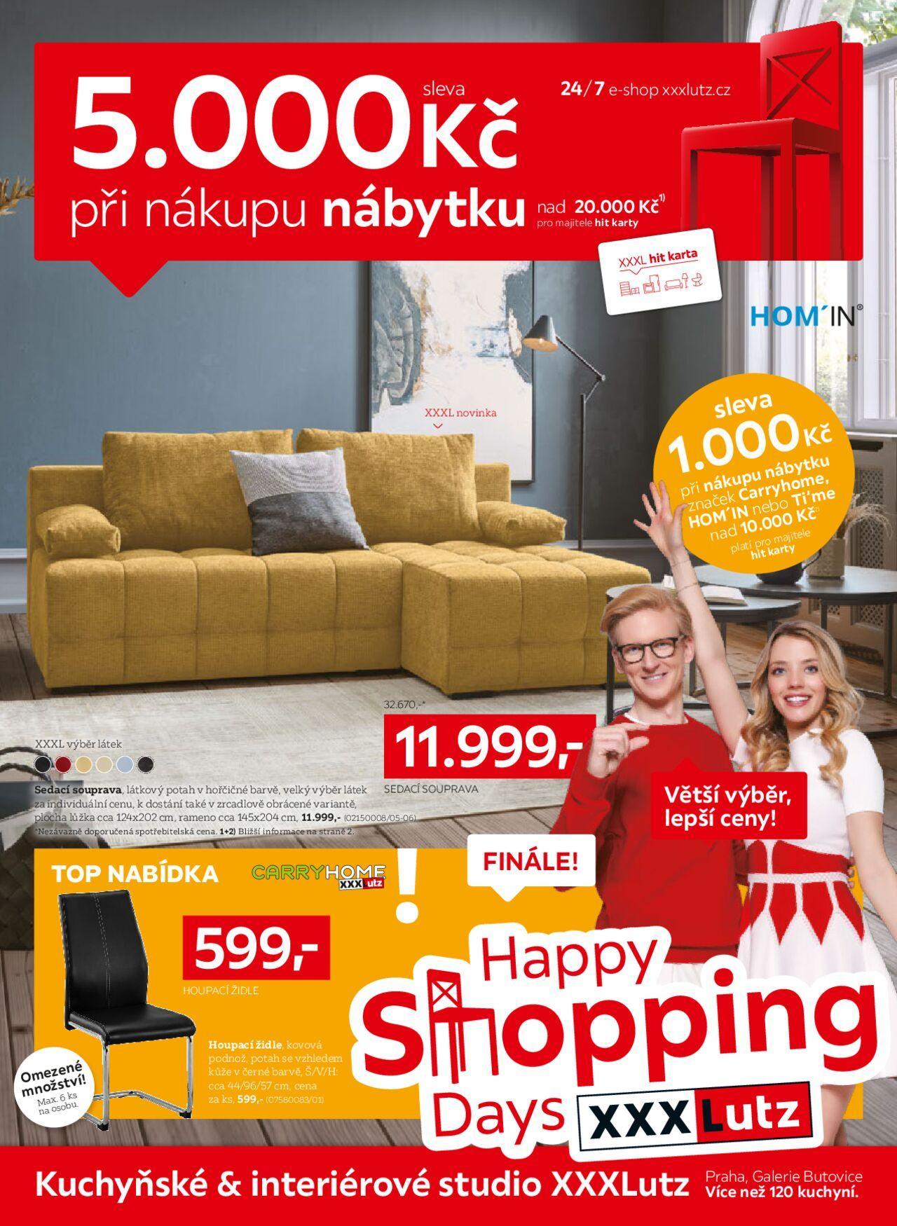 XXXLutz leták - Happy Shopping Days 29.10.2024 - 10.11.2024