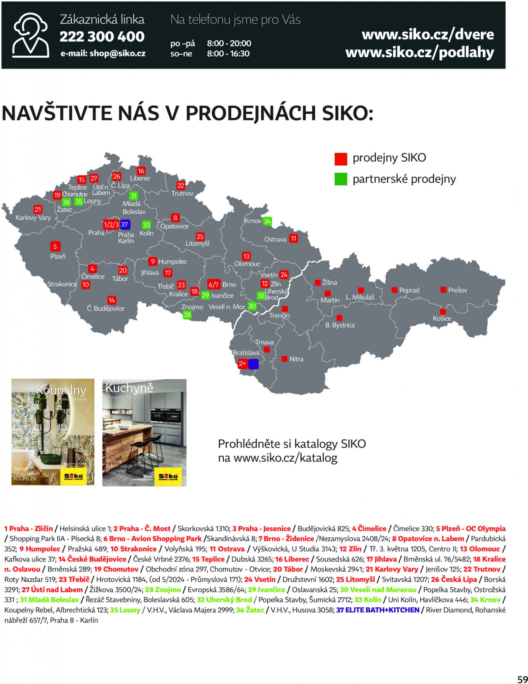 Leták SIKO - Dveře a Podlahy aktuální 01.05. - 31.12. 59