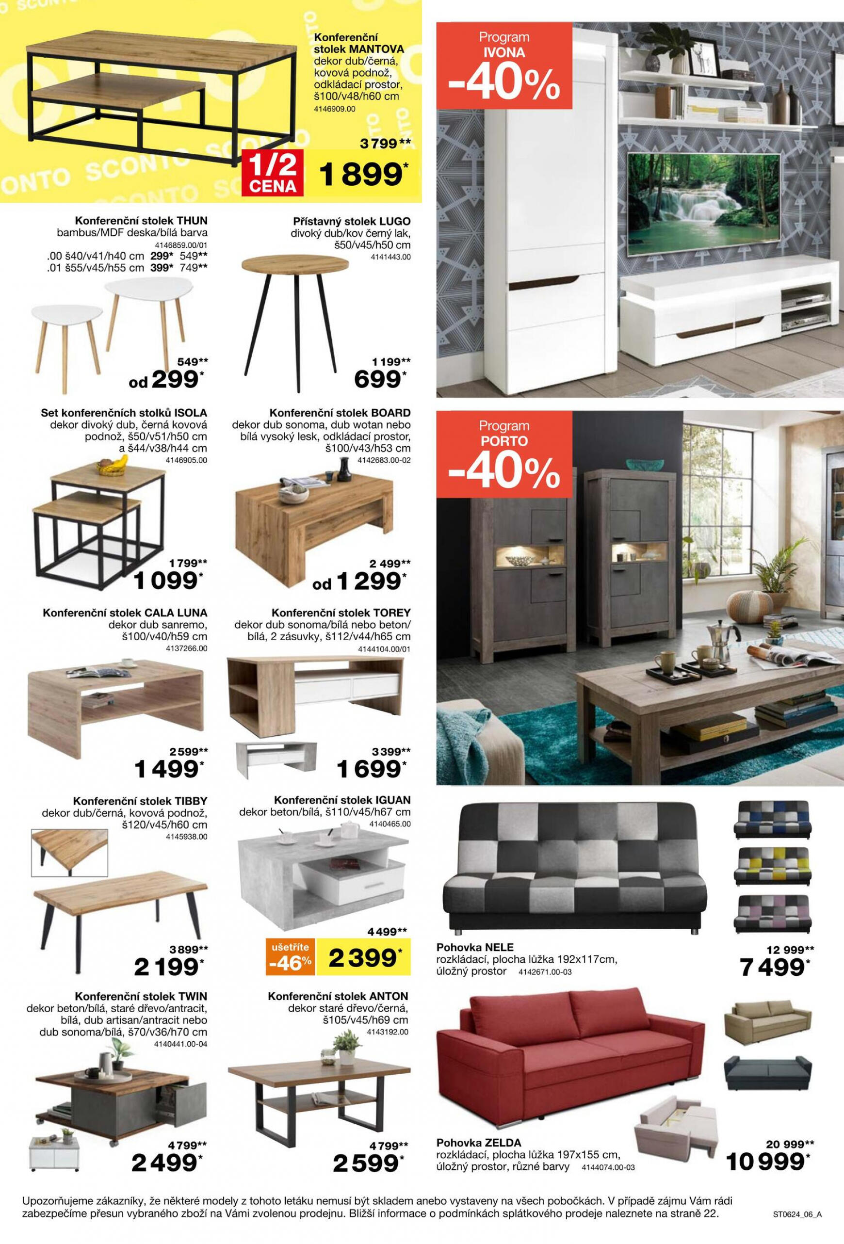 Leták SCONTO nábytek aktuální 01.05. - 12.05. 6