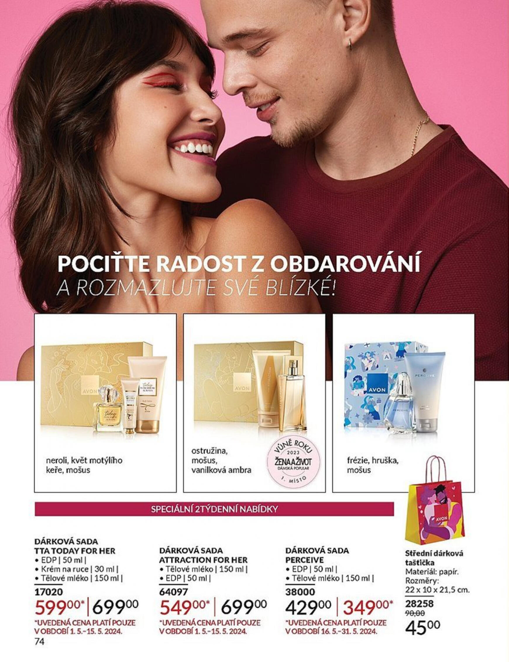 Leták AVON aktuální 01.05. - 31.05. 74