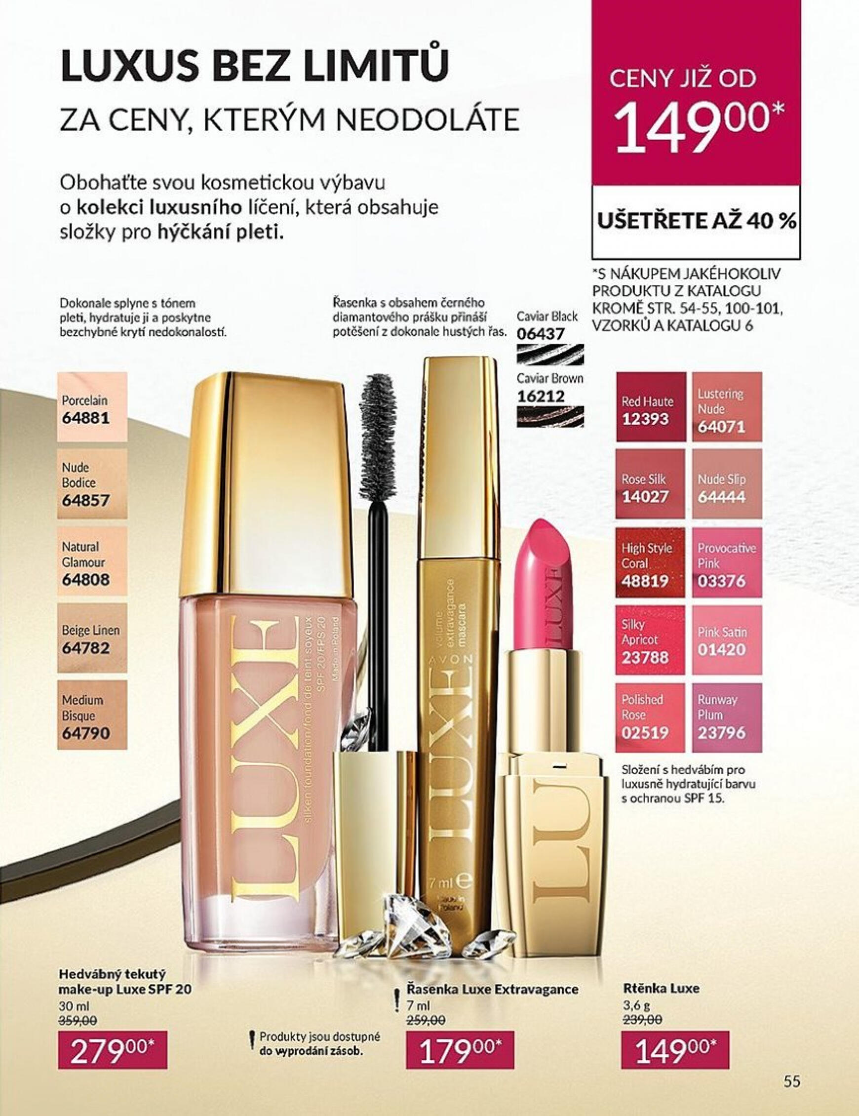 Leták AVON aktuální 01.05. - 31.05. 55