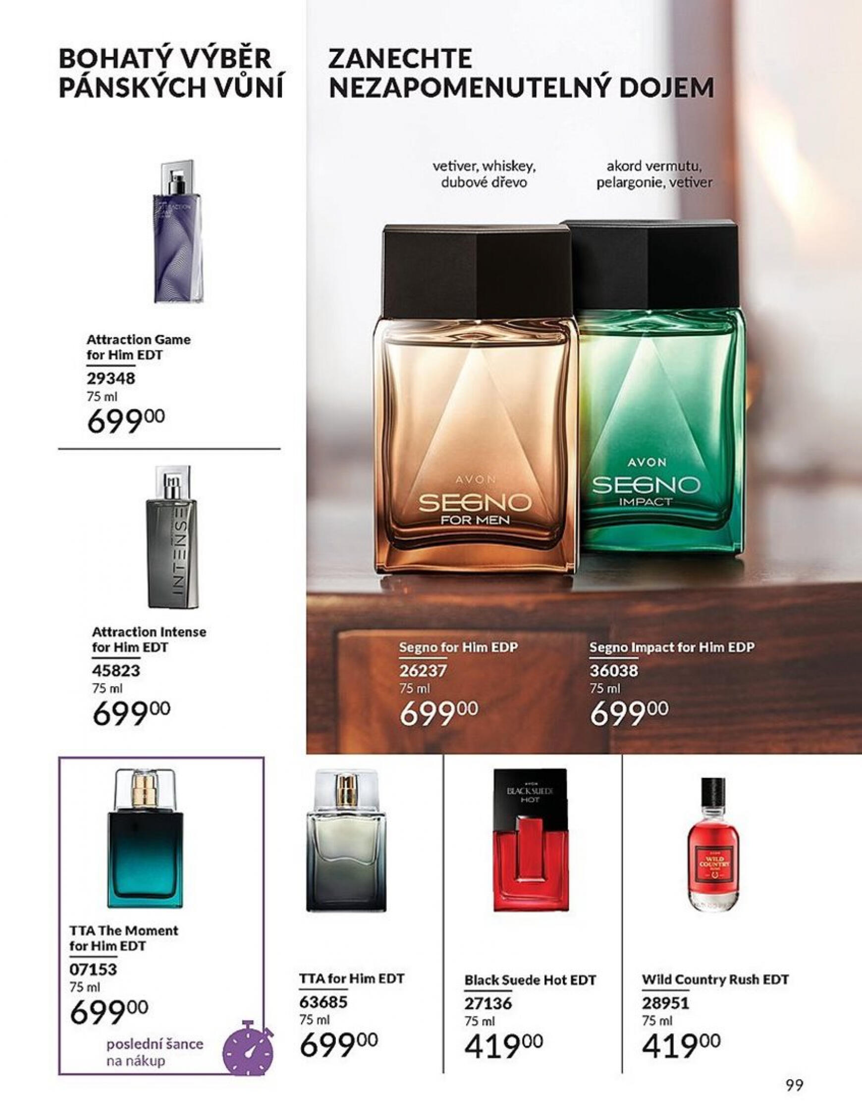 Leták AVON aktuální 01.05. - 31.05. 99