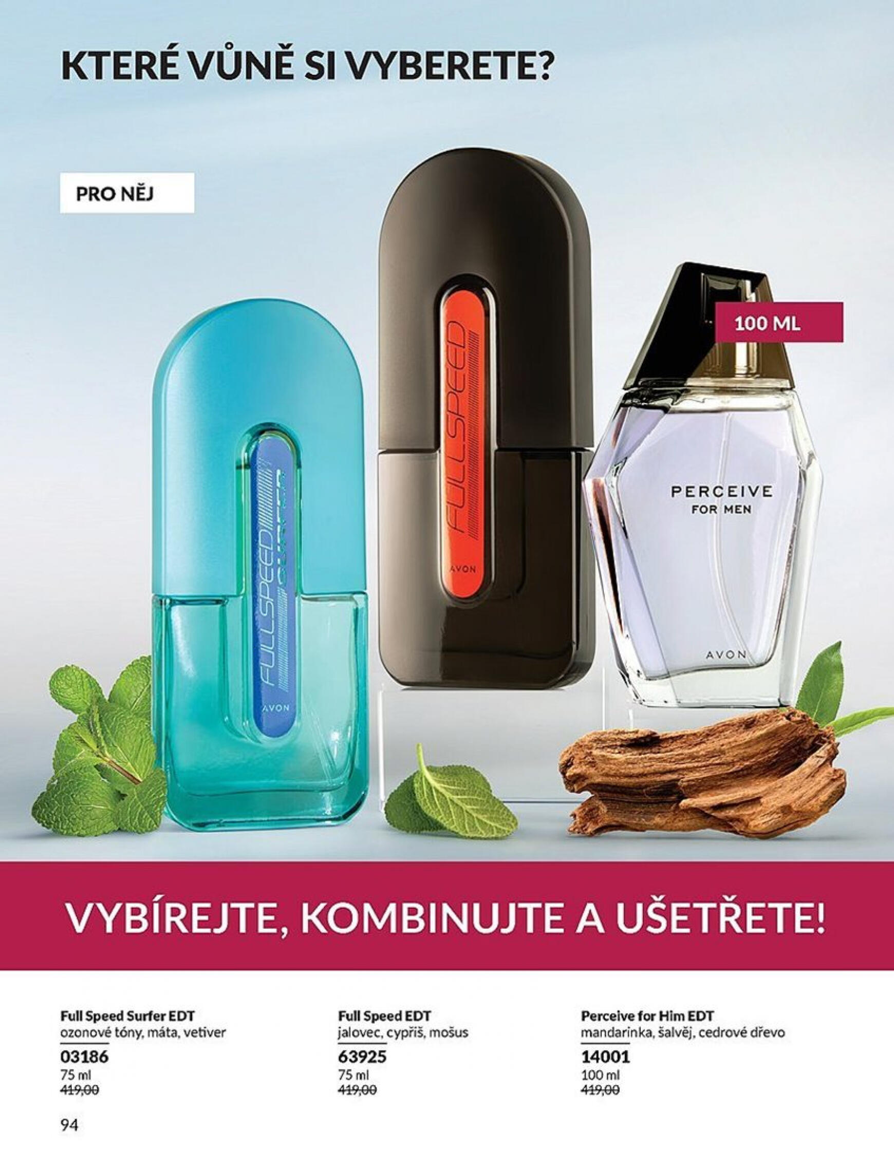 Leták AVON aktuální 01.05. - 31.05. 94