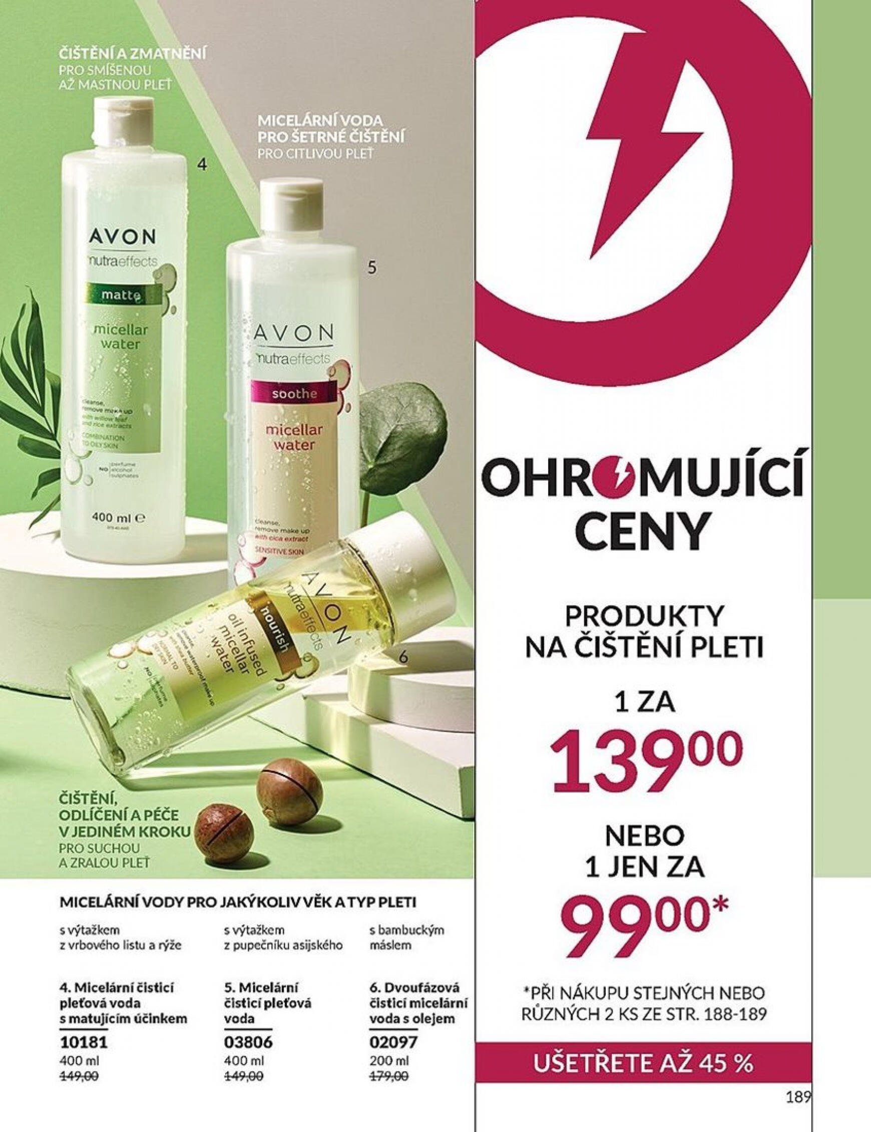 Leták AVON aktuální 01.05. - 31.05. 189