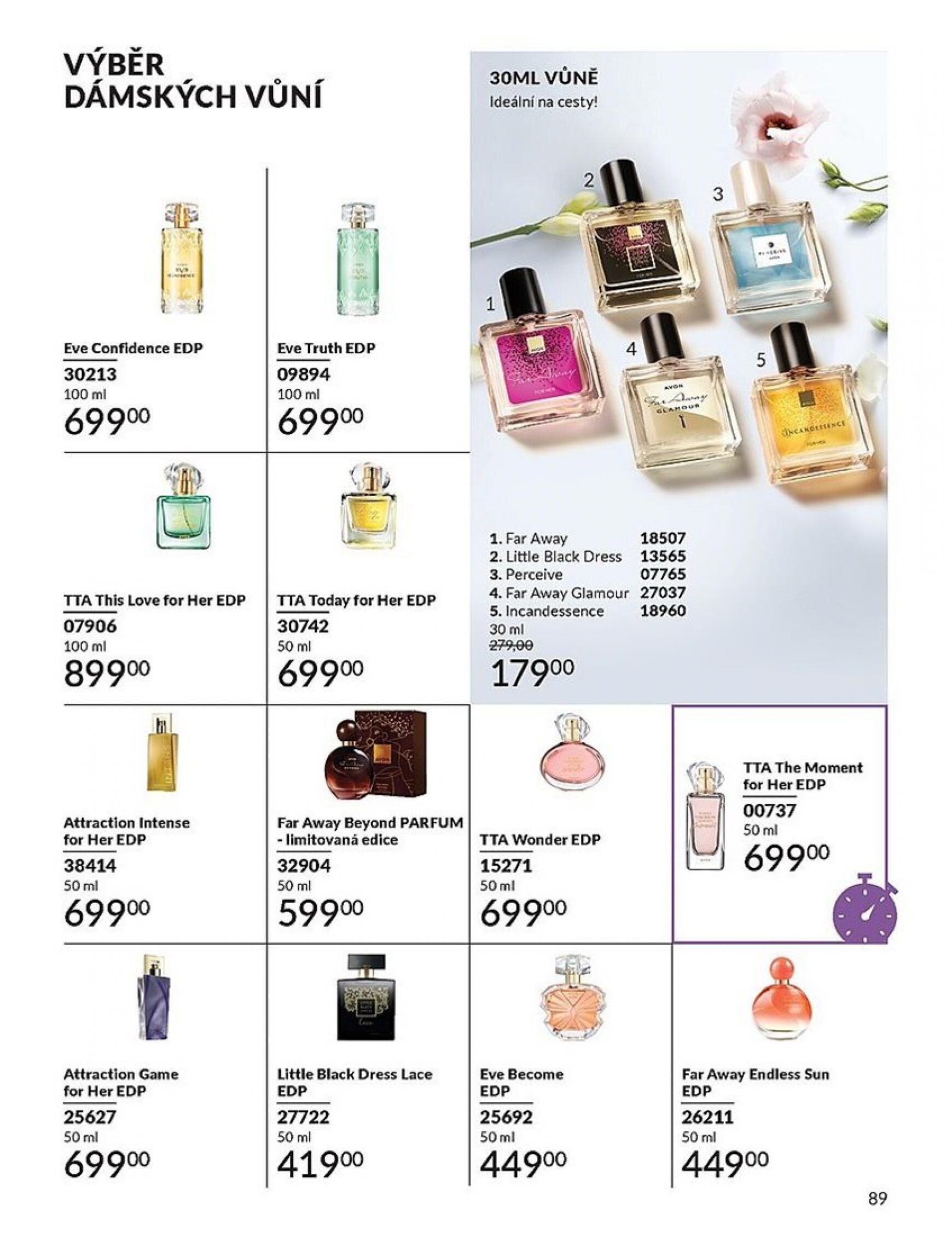 Leták AVON aktuální 01.05. - 31.05. 89