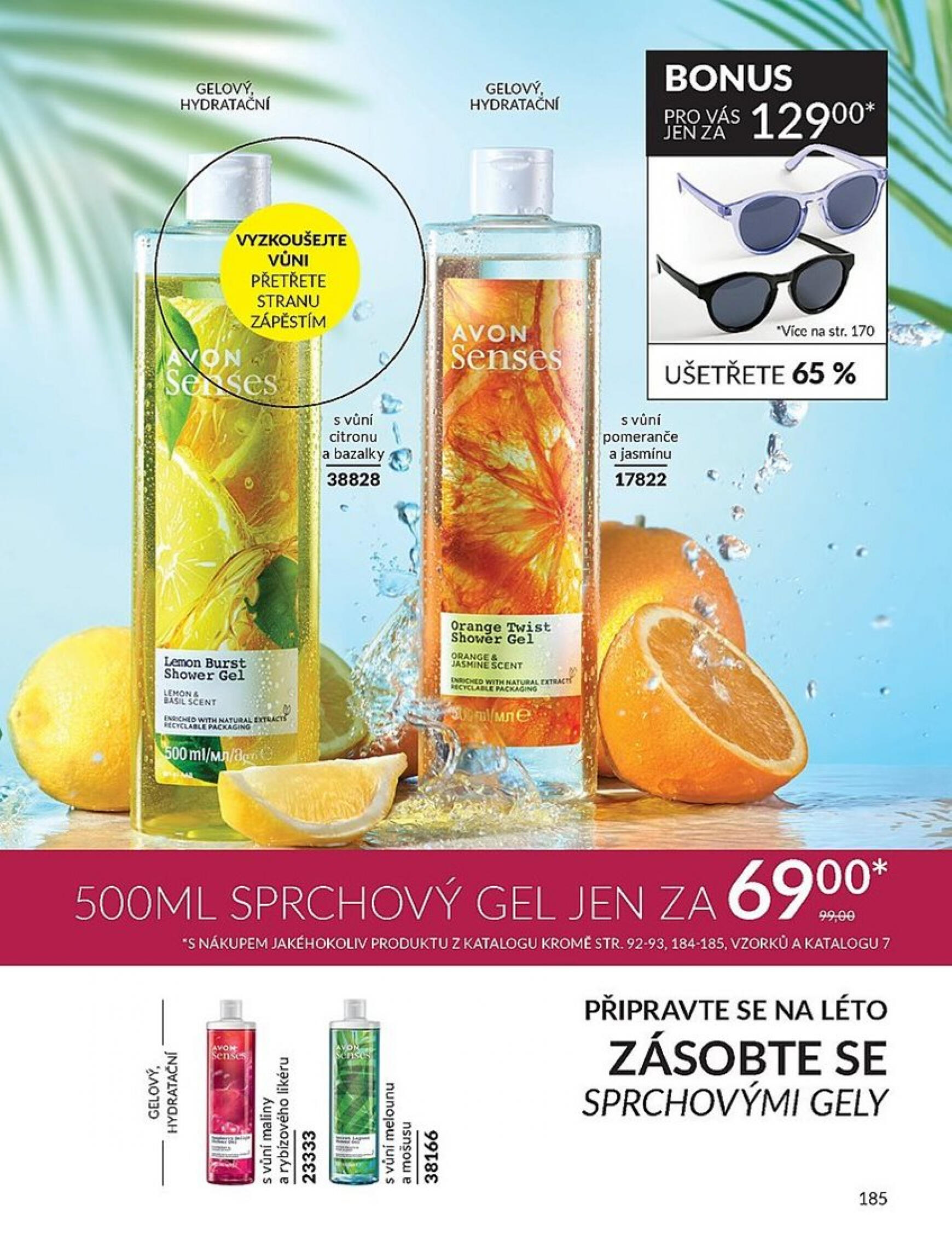 Leták AVON aktuální 01.06. - 30.06. 185