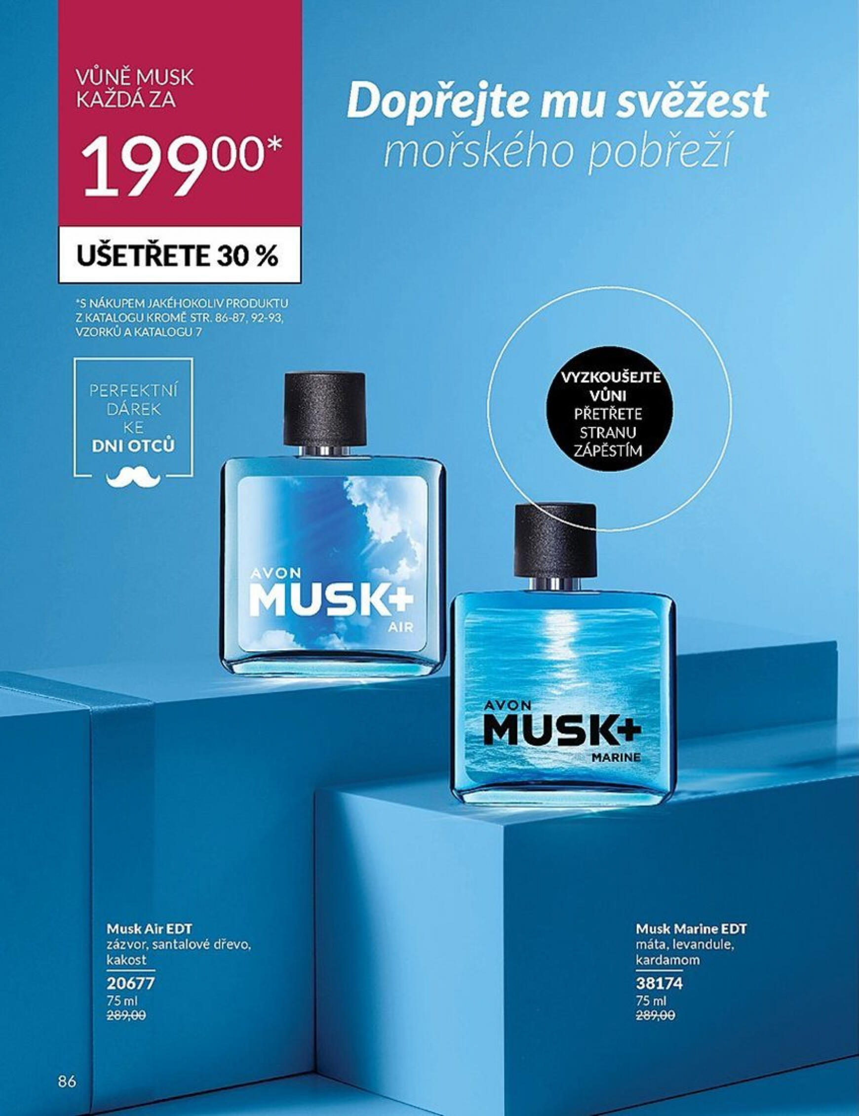 Leták AVON aktuální 01.06. - 30.06. 86