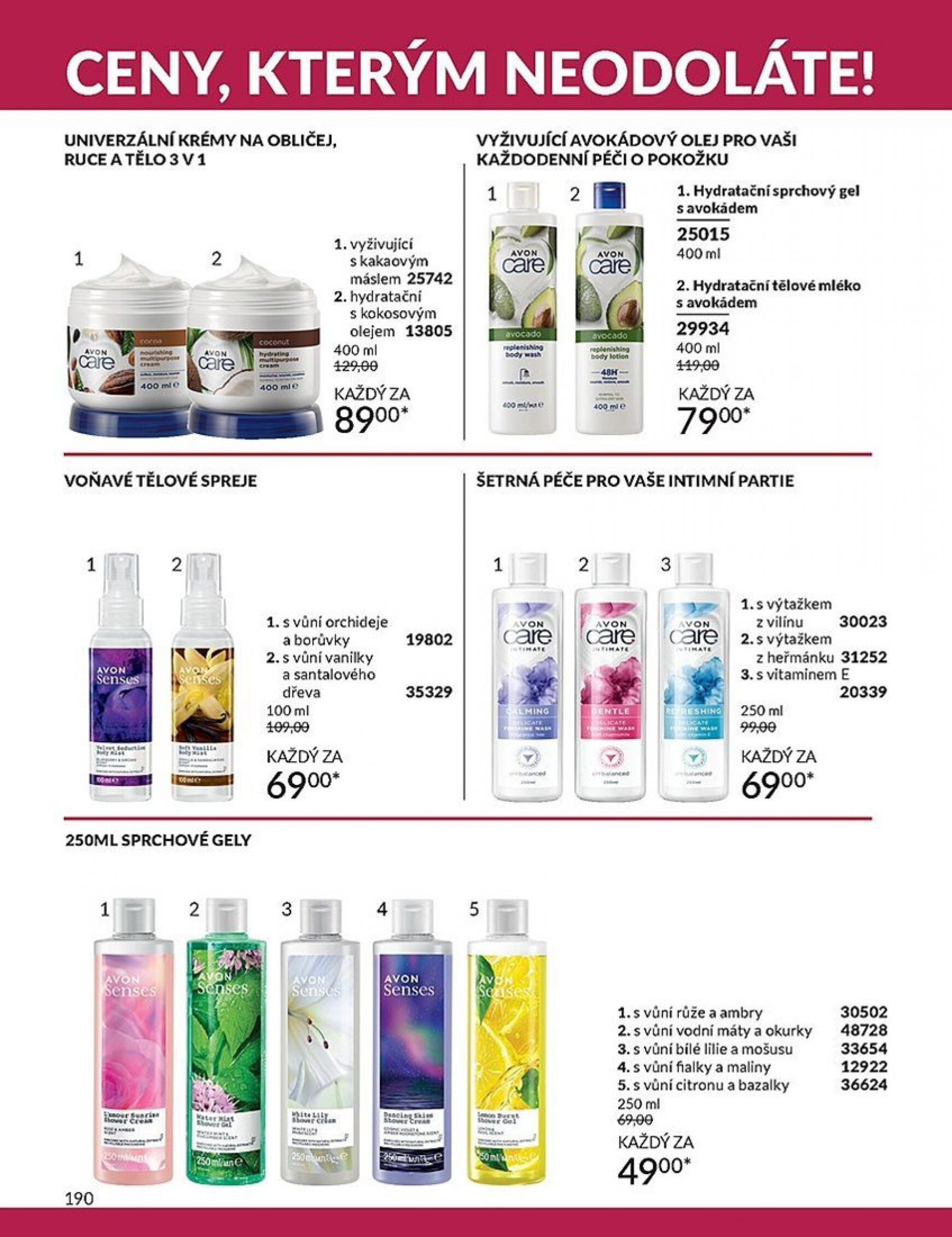 Leták AVON aktuální 01.06. - 30.06. 190