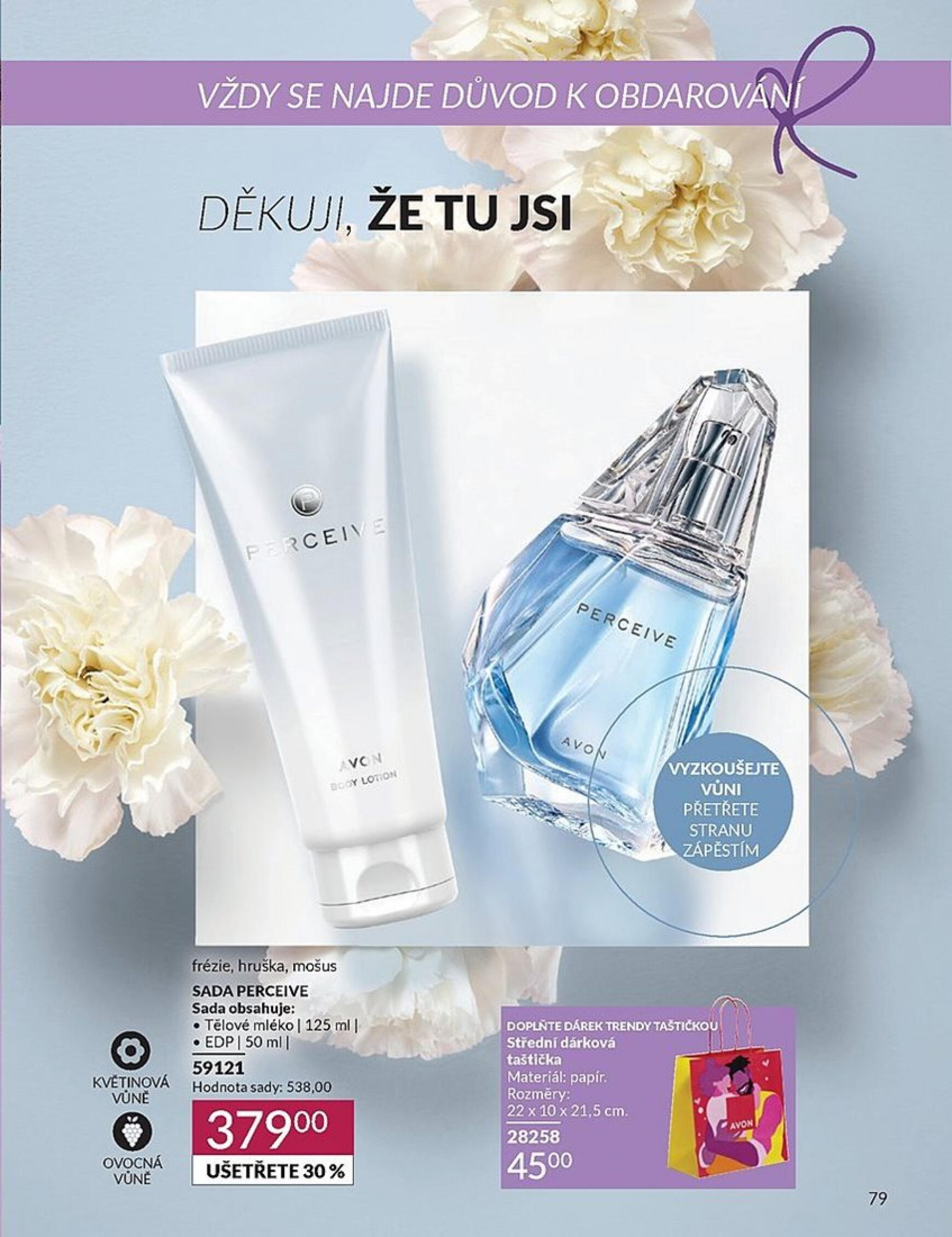 Leták AVON od 01.08. do 31.08. 79