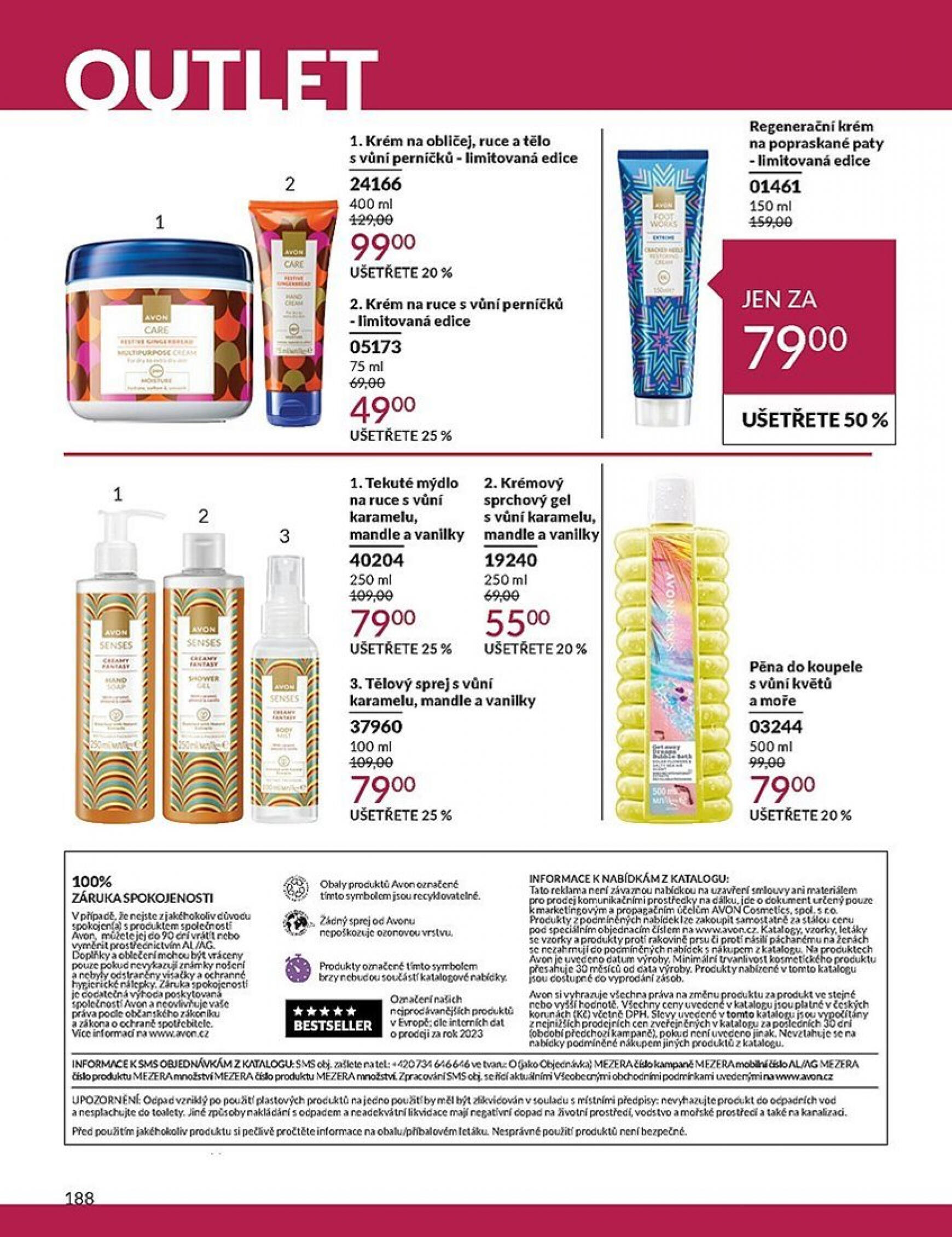 Leták AVON od 01.08. do 31.08. 188