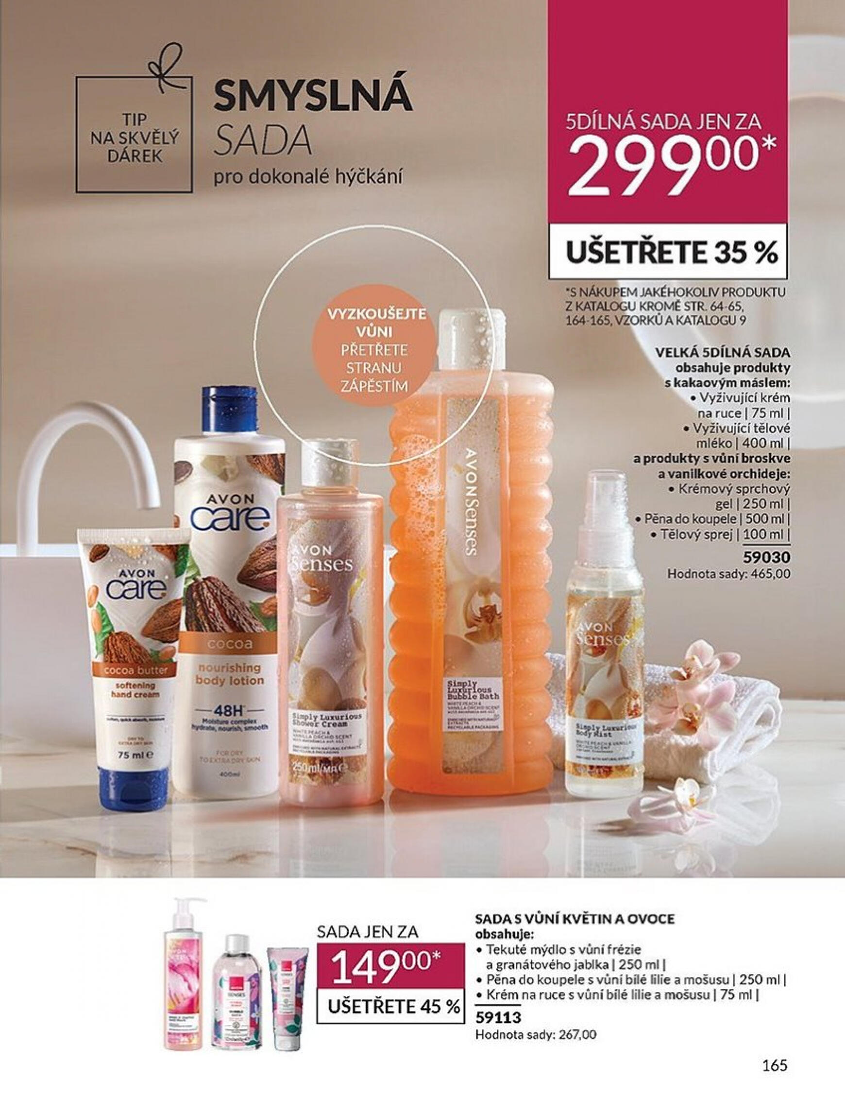 Leták AVON od 01.08. do 31.08. 165