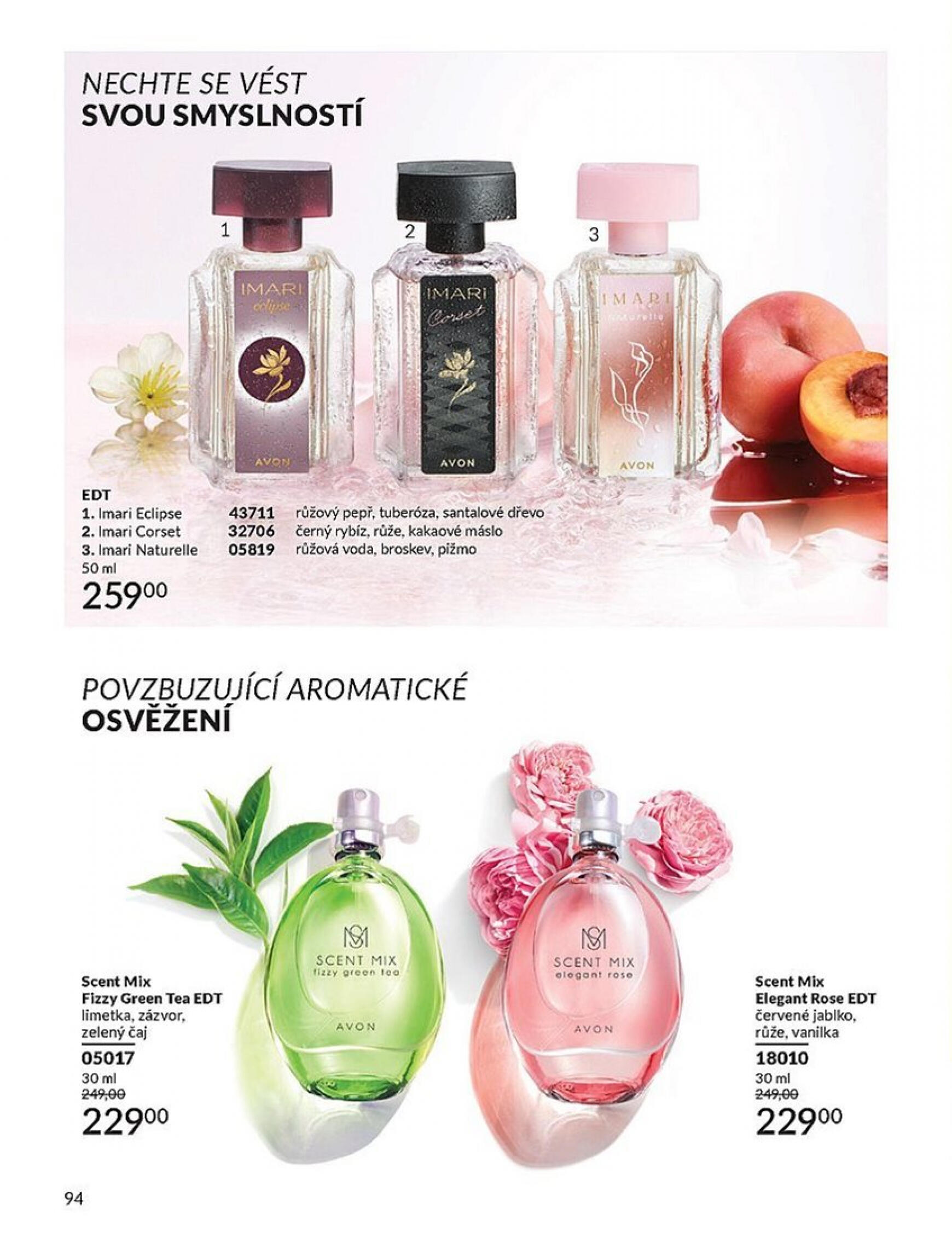 Leták AVON od 01.08. do 31.08. 94