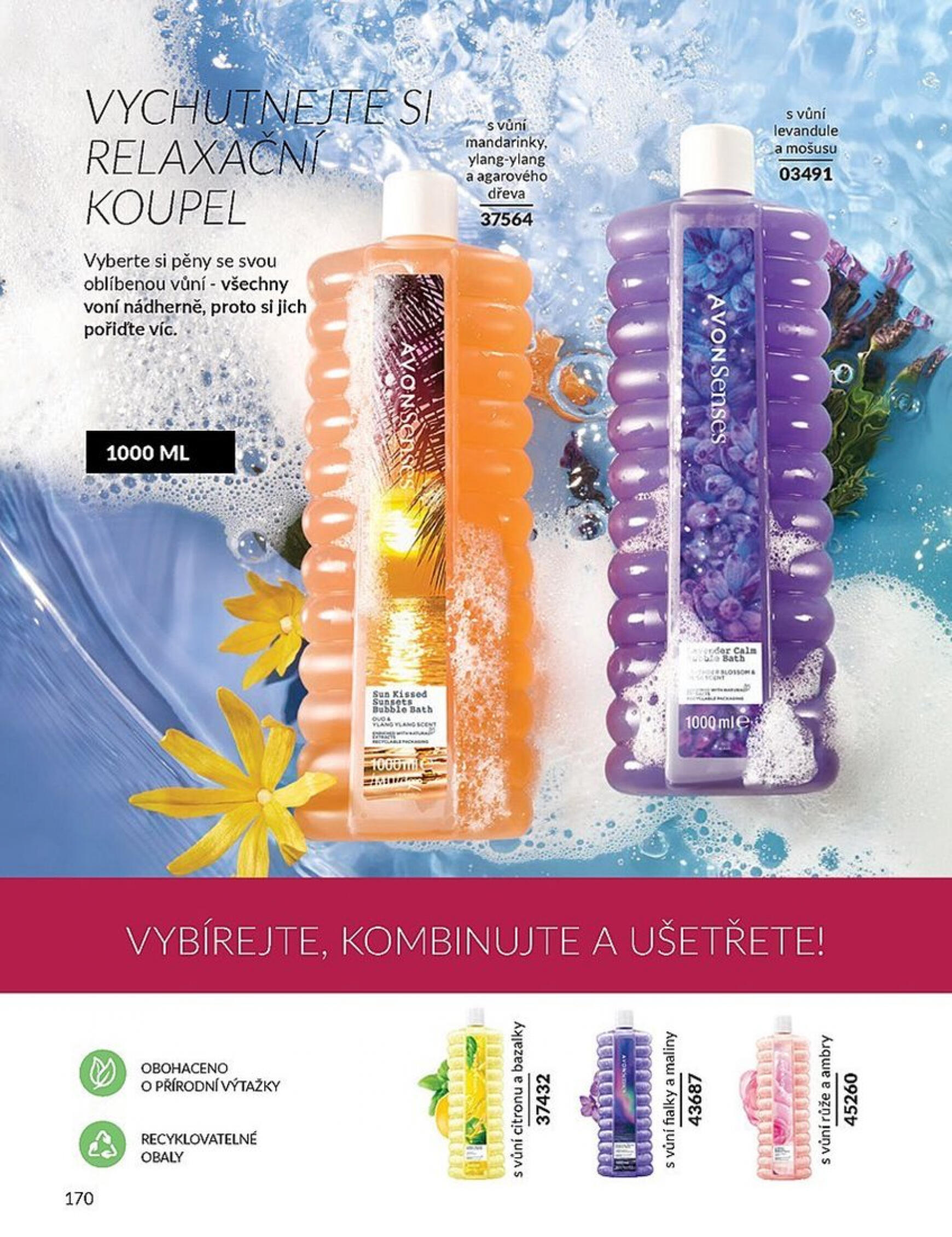 Leták AVON od 01.08. do 31.08. 170