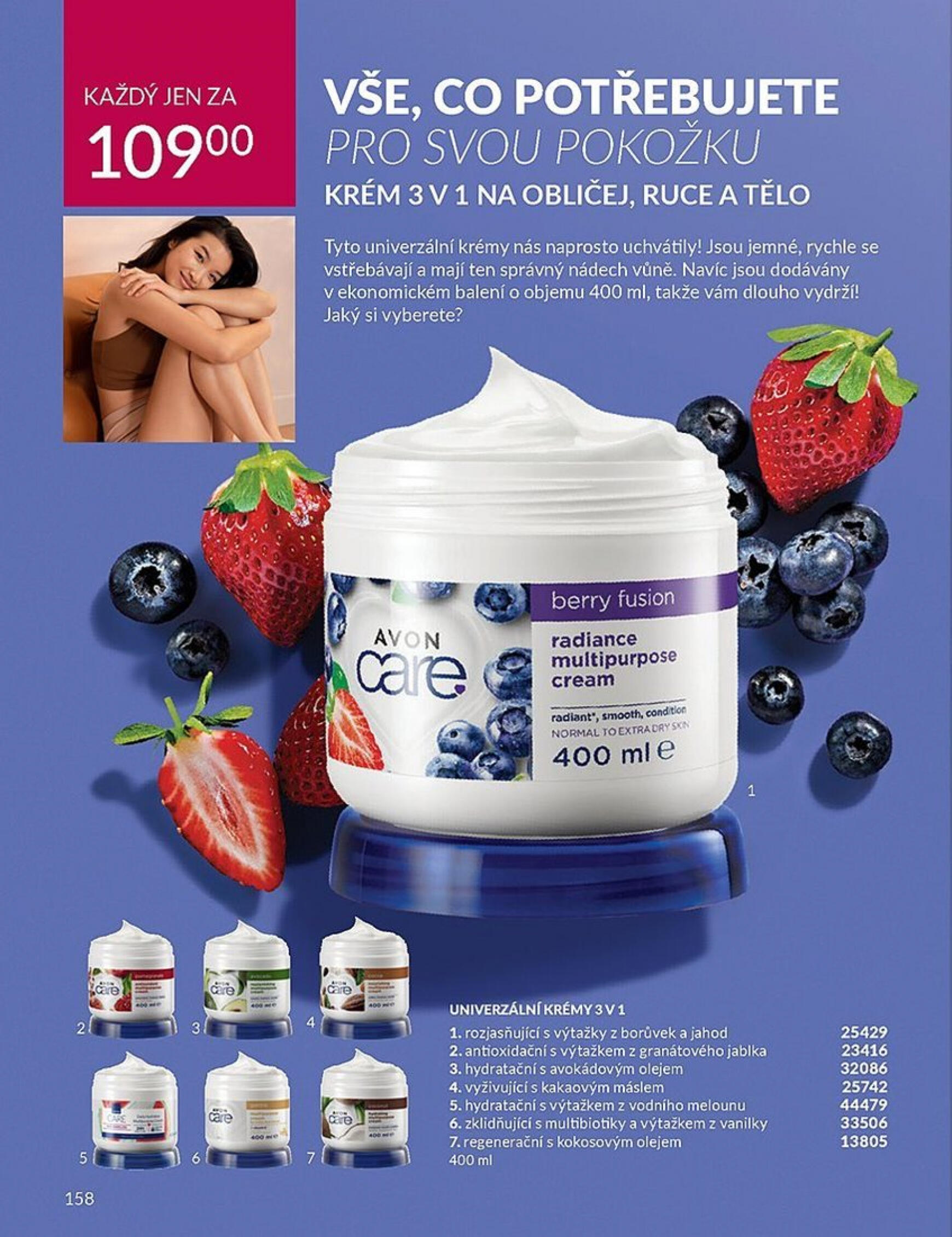 Leták AVON od 01.08. do 31.08. 158