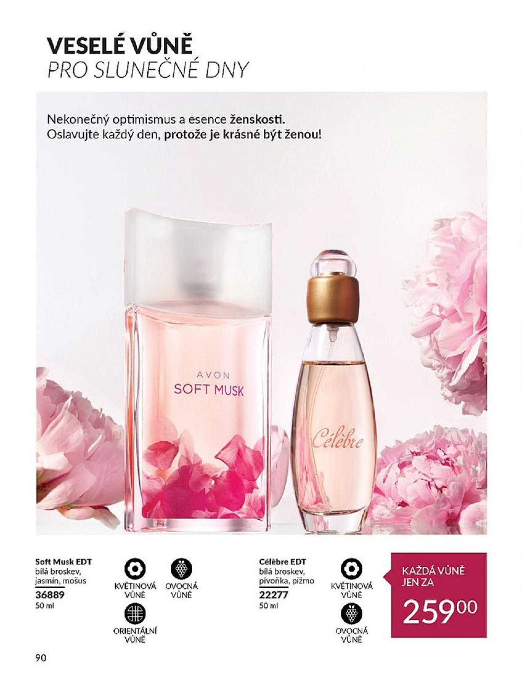 Leták AVON od 01.08. do 31.08. 90