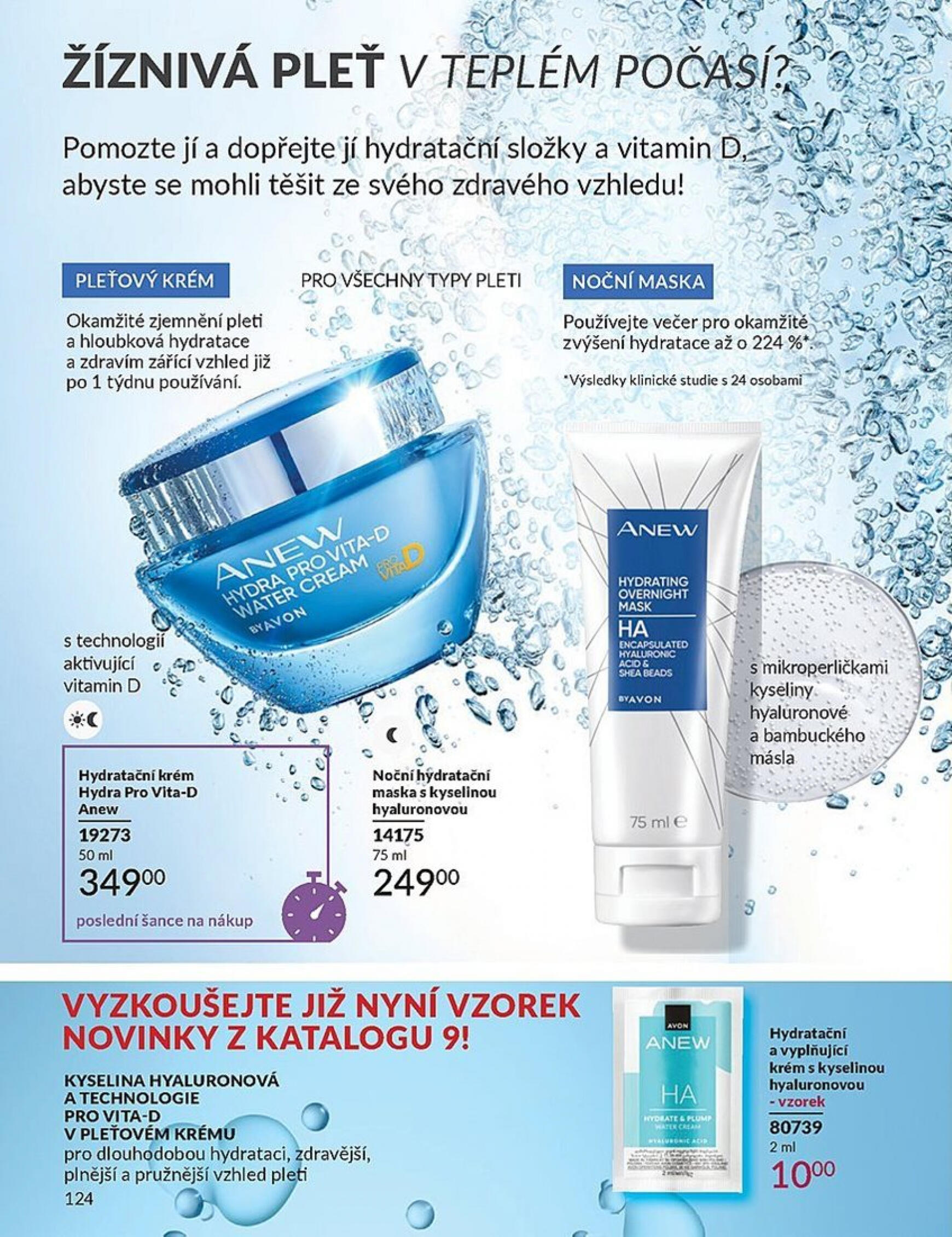 Leták AVON od 01.08. do 31.08. 124