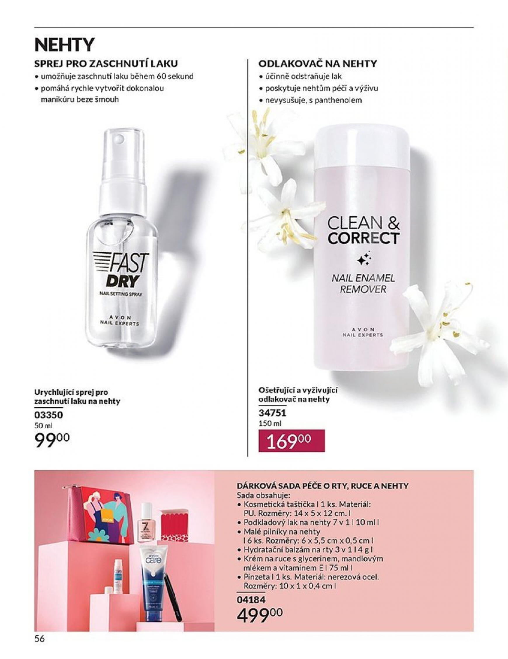 Leták AVON od 01.08. do 31.08. 56