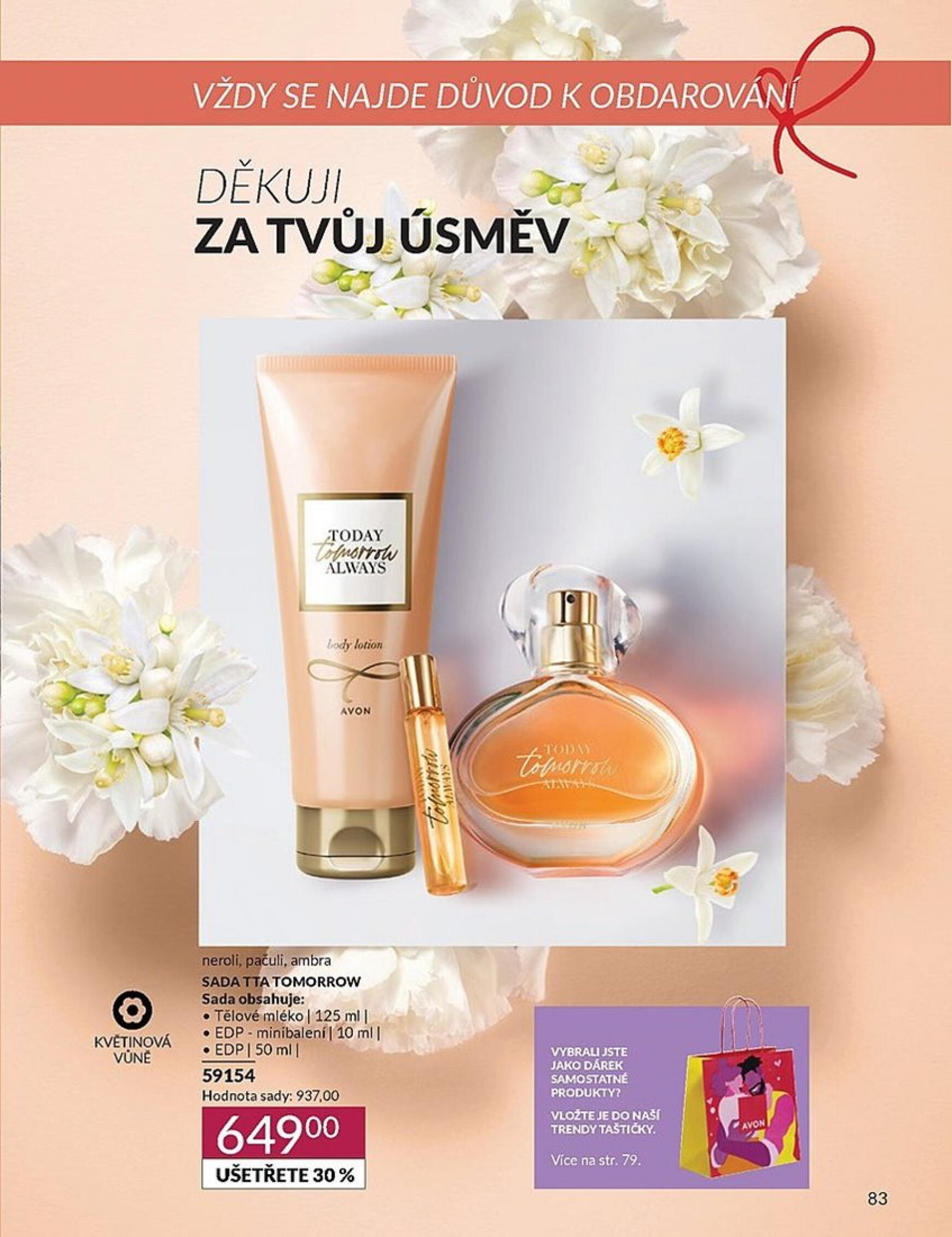 Leták AVON od 01.08. do 31.08. 83