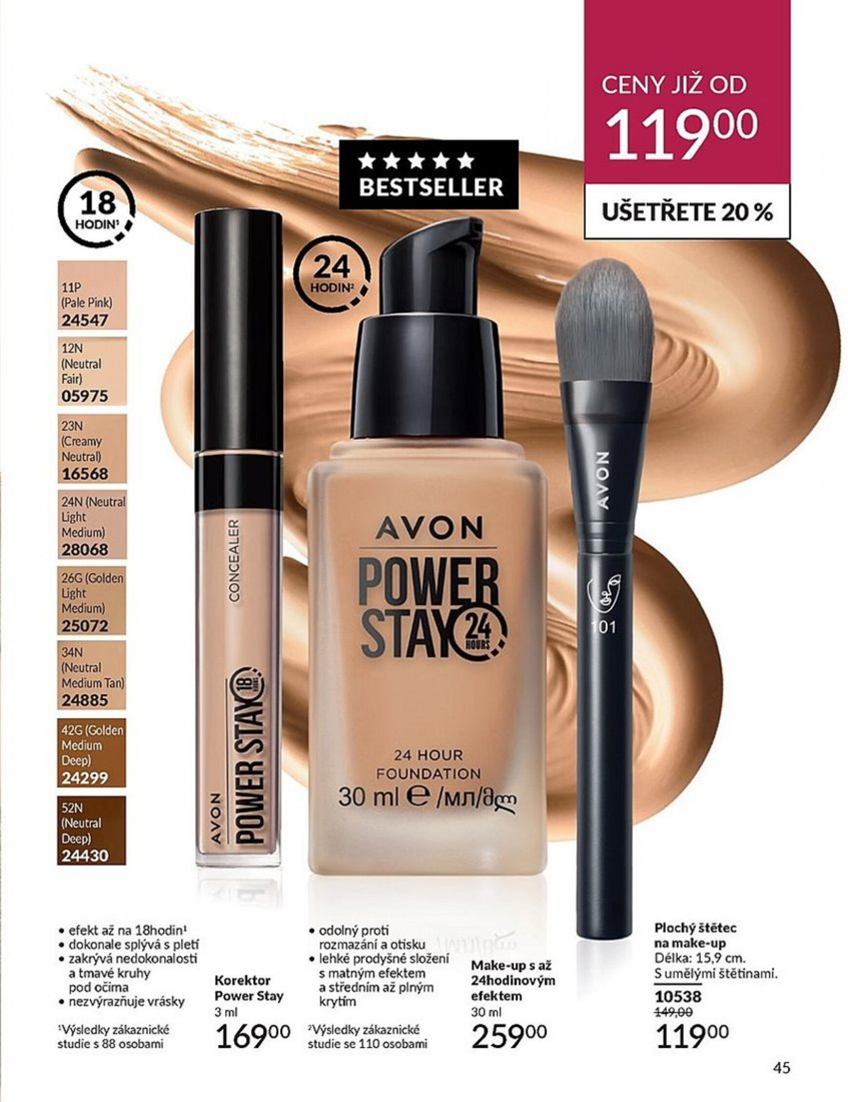 Leták AVON od 01.08. do 31.08. 45