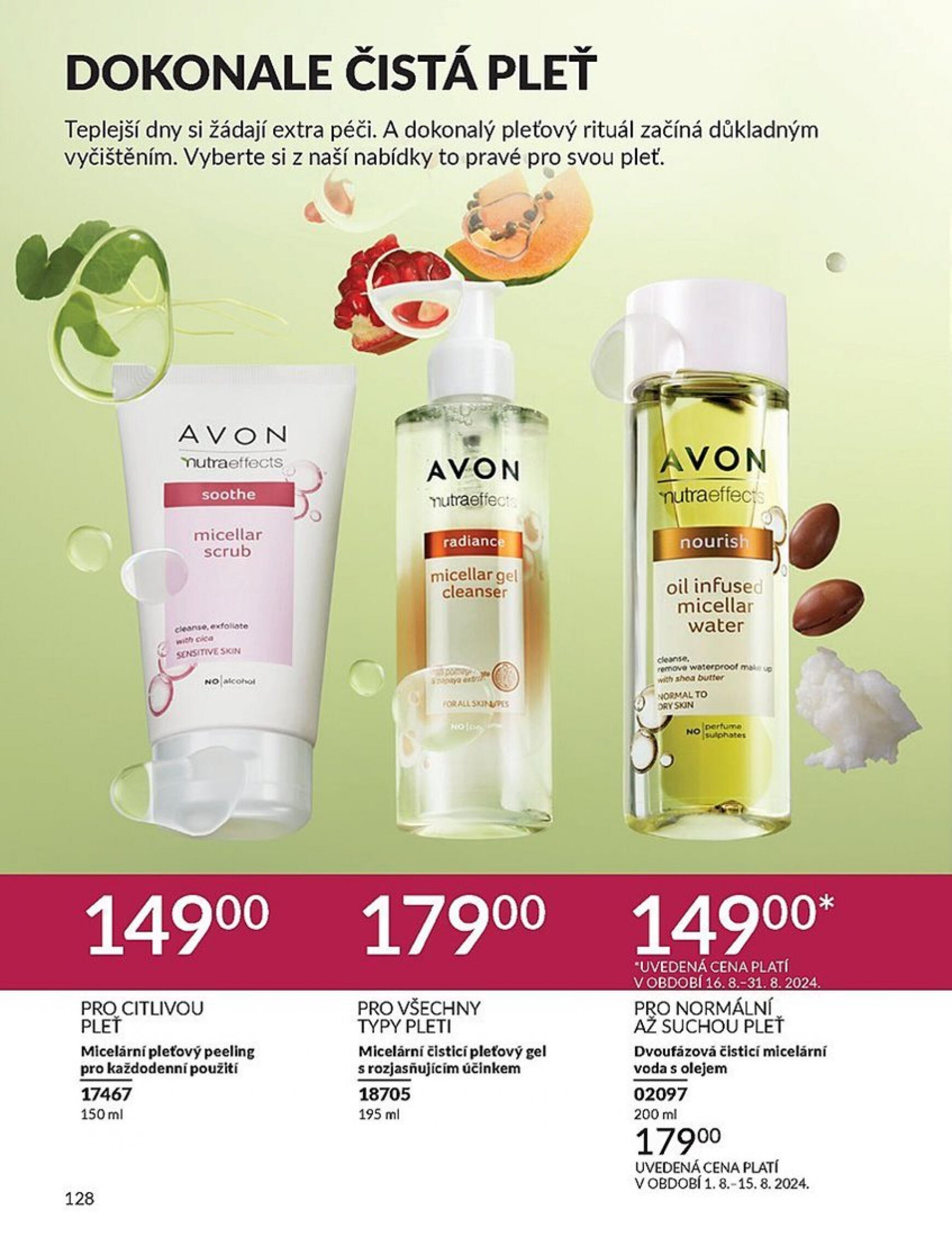 Leták AVON od 01.08. do 31.08. 128