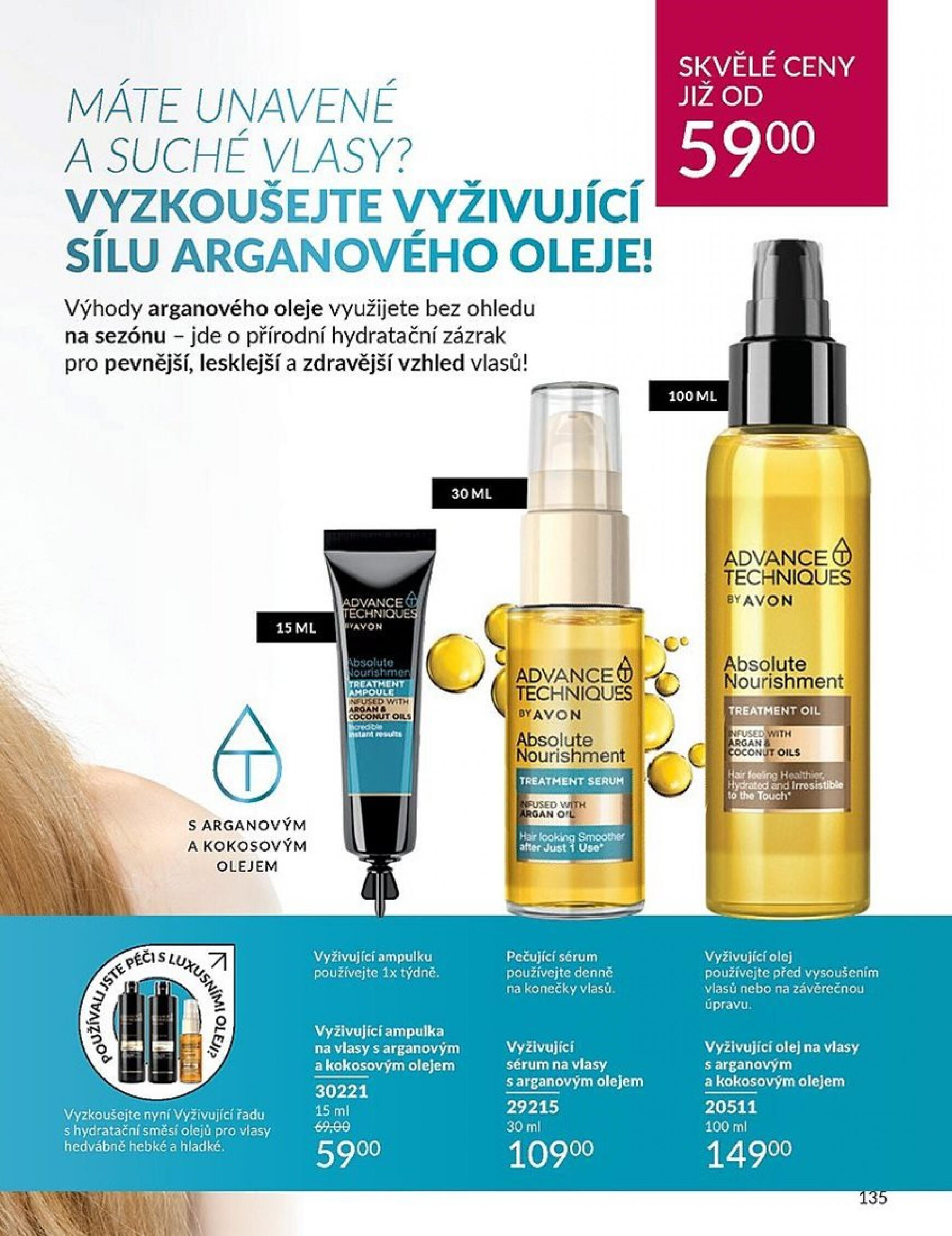 Leták AVON od 01.08. do 31.08. 135