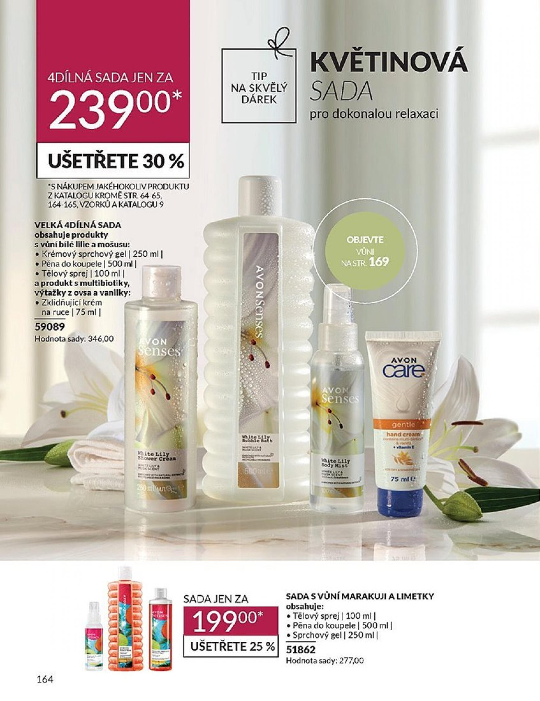 Leták AVON od 01.08. do 31.08. 164