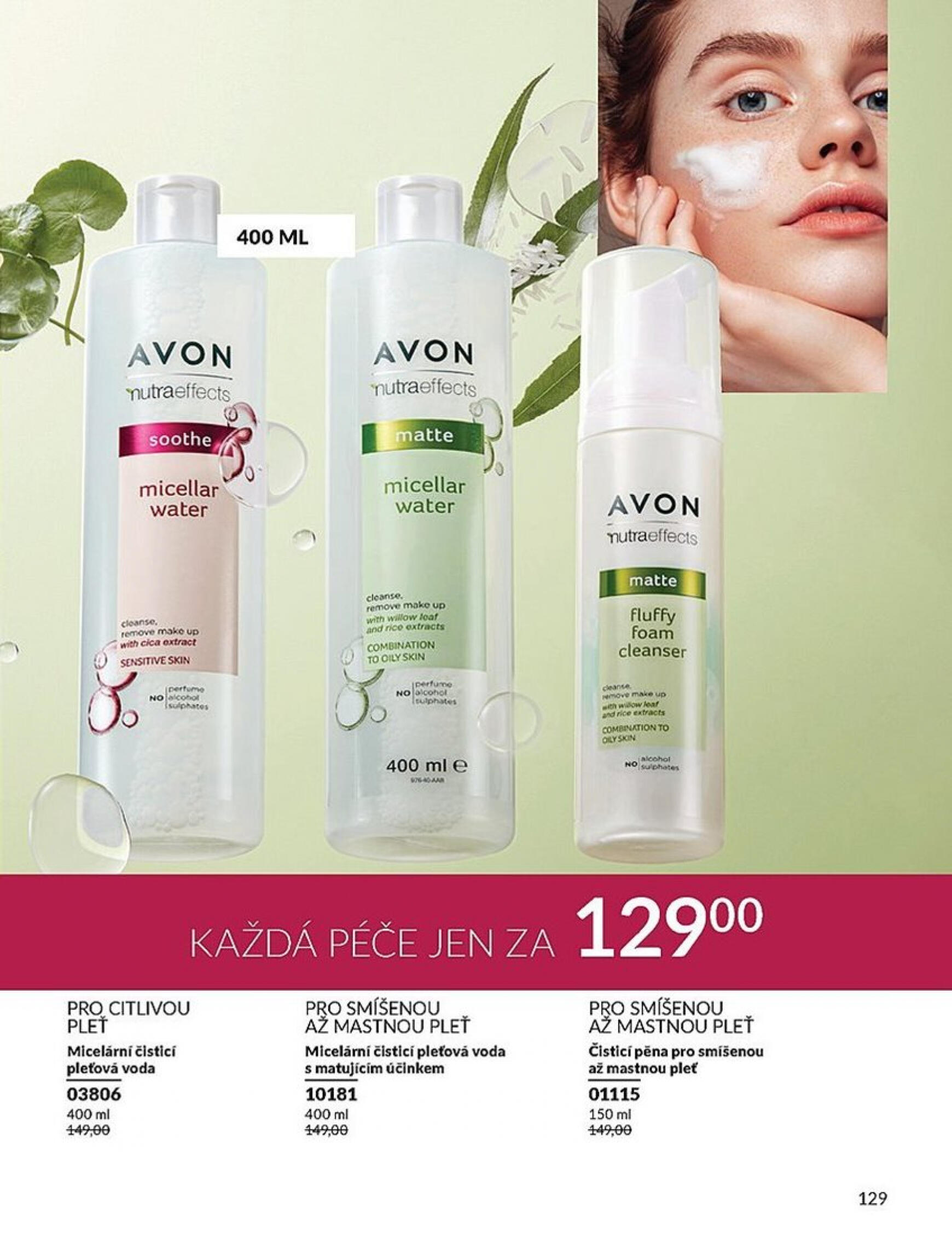 Leták AVON od 01.08. do 31.08. 129