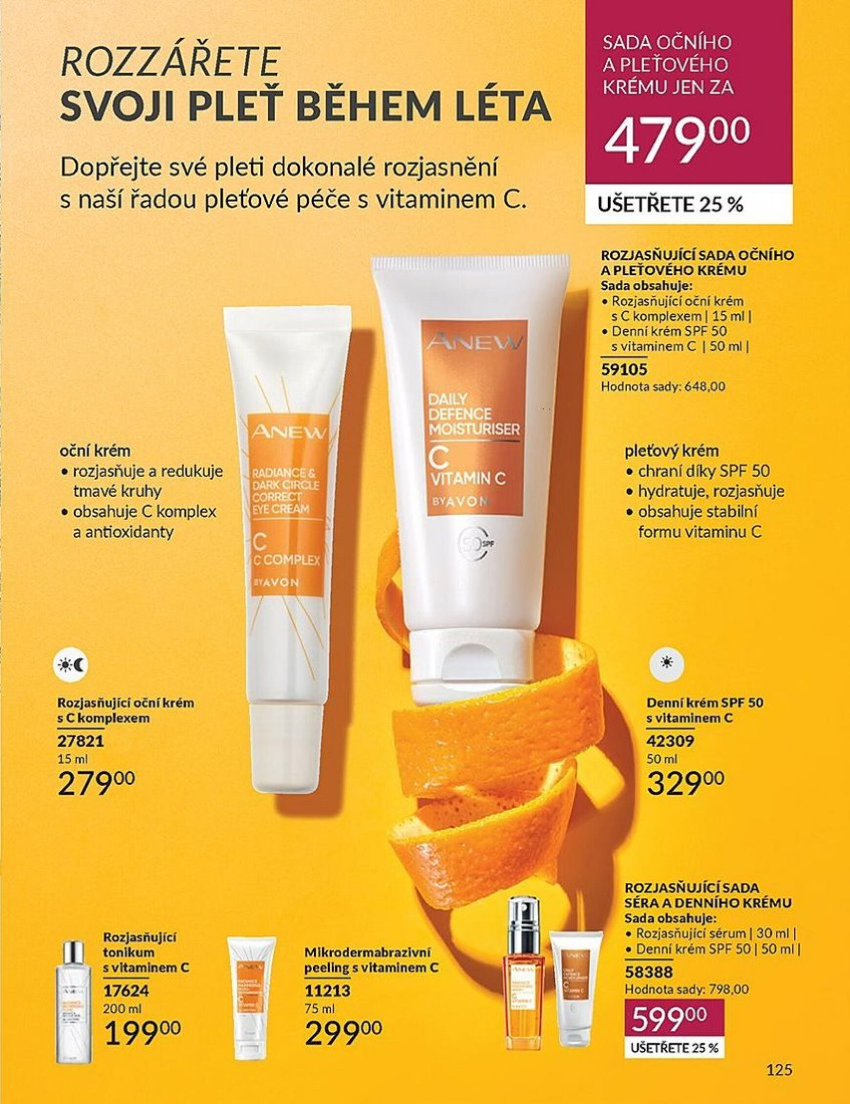 Leták AVON od 01.08. do 31.08. 125