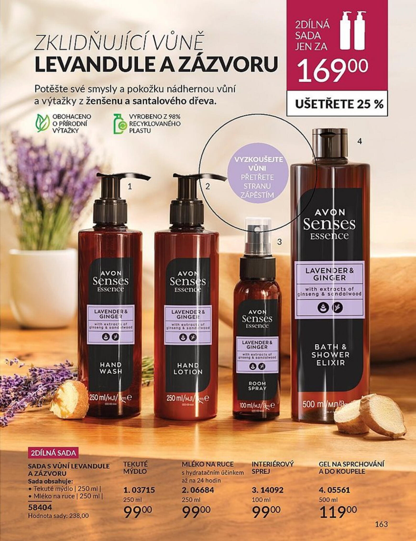 Leták AVON od 01.08. do 31.08. 163