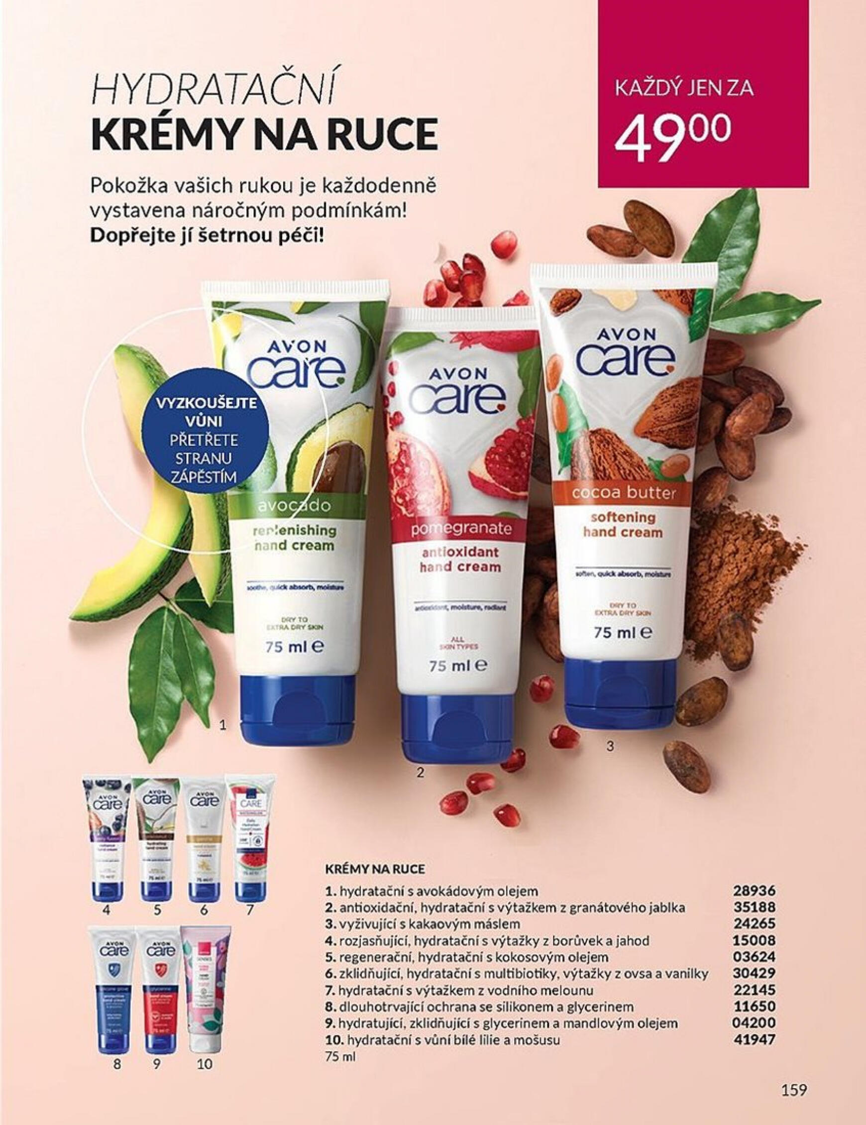 Leták AVON od 01.08. do 31.08. 159