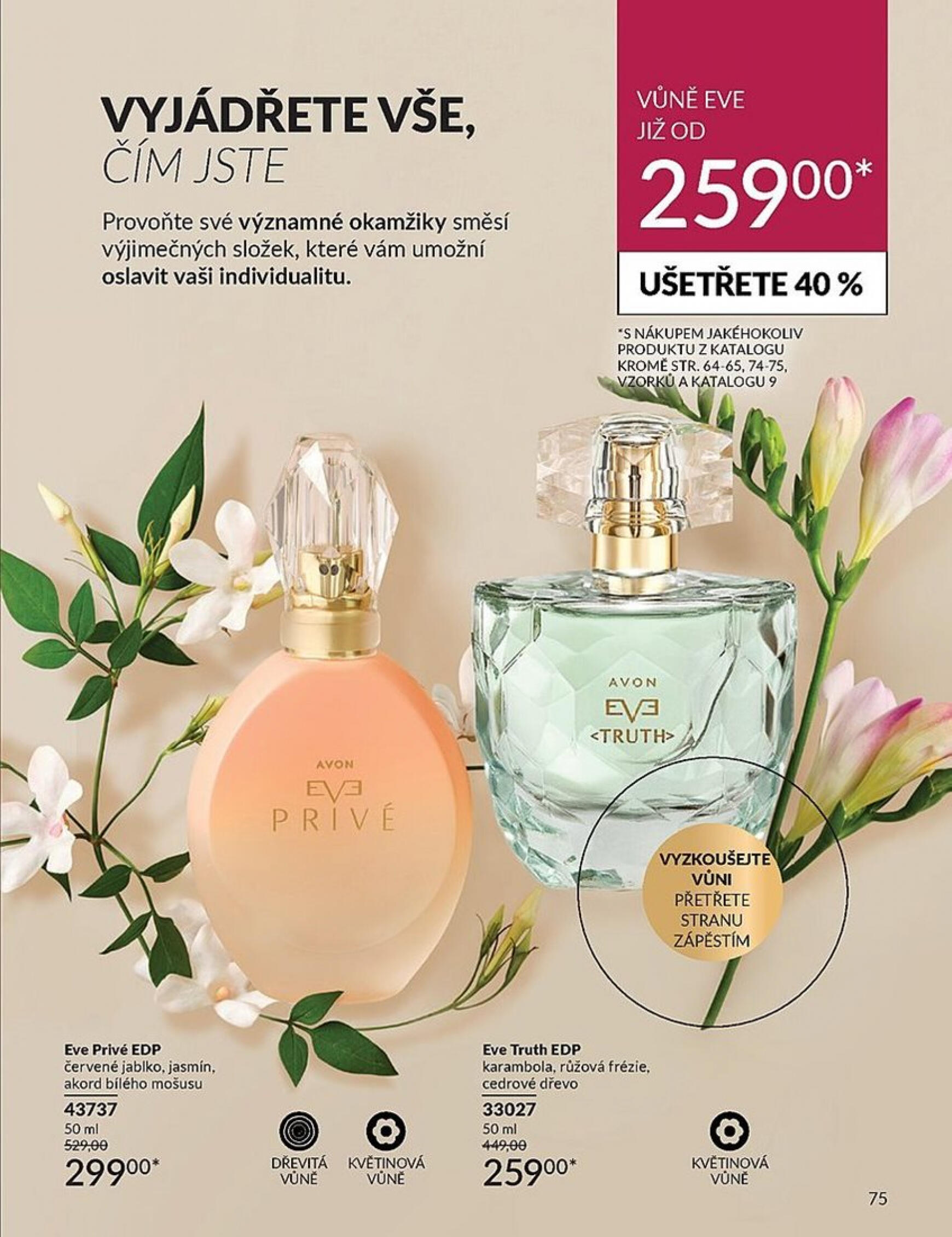 Leták AVON od 01.08. do 31.08. 75