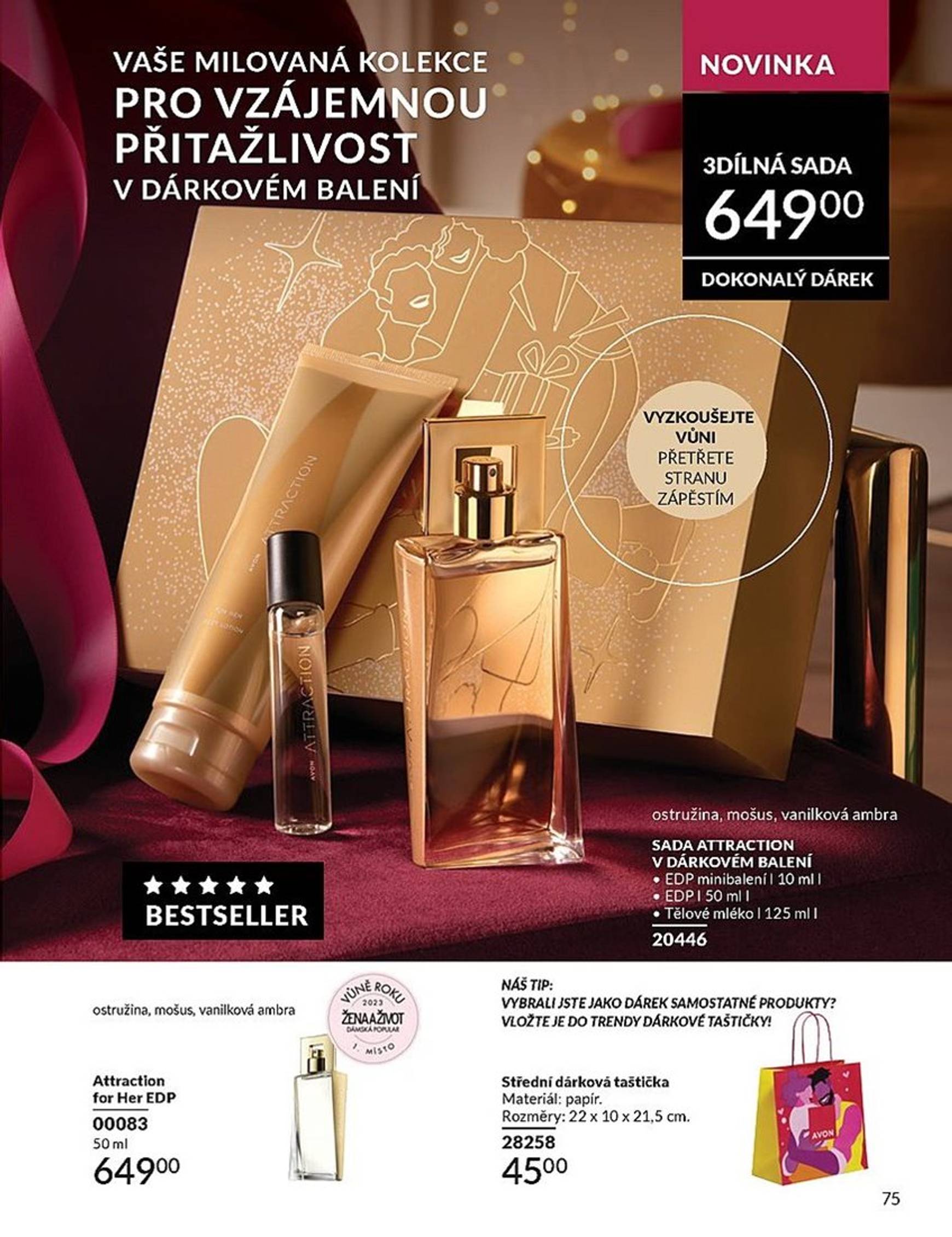 Leták AVON od 01.10. do 31.10. 75