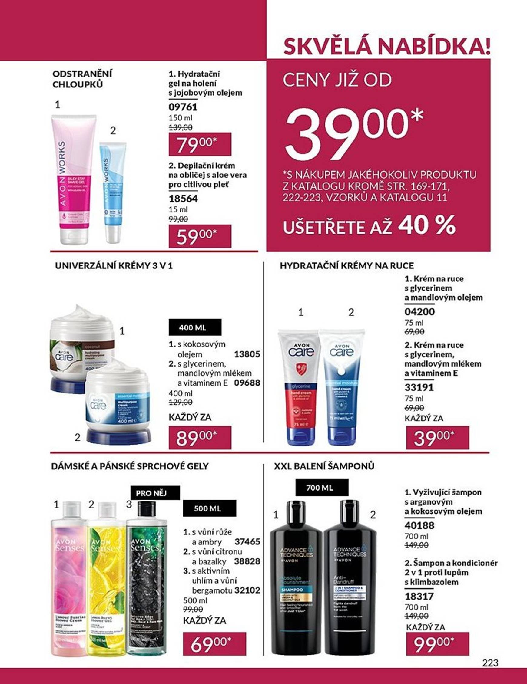 Leták AVON od 01.10. do 31.10. 223