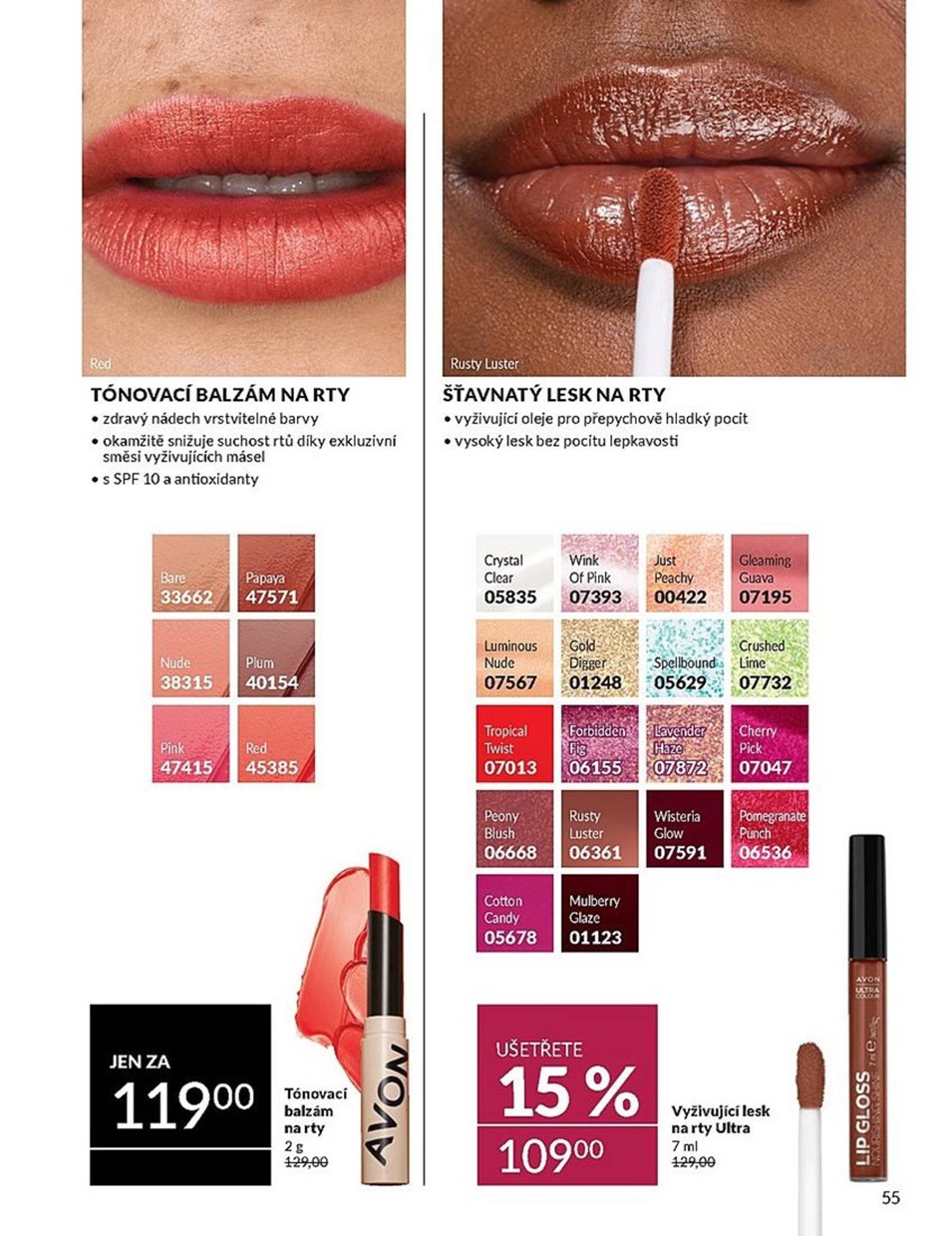 Leták AVON od 01.10. do 31.10. 55