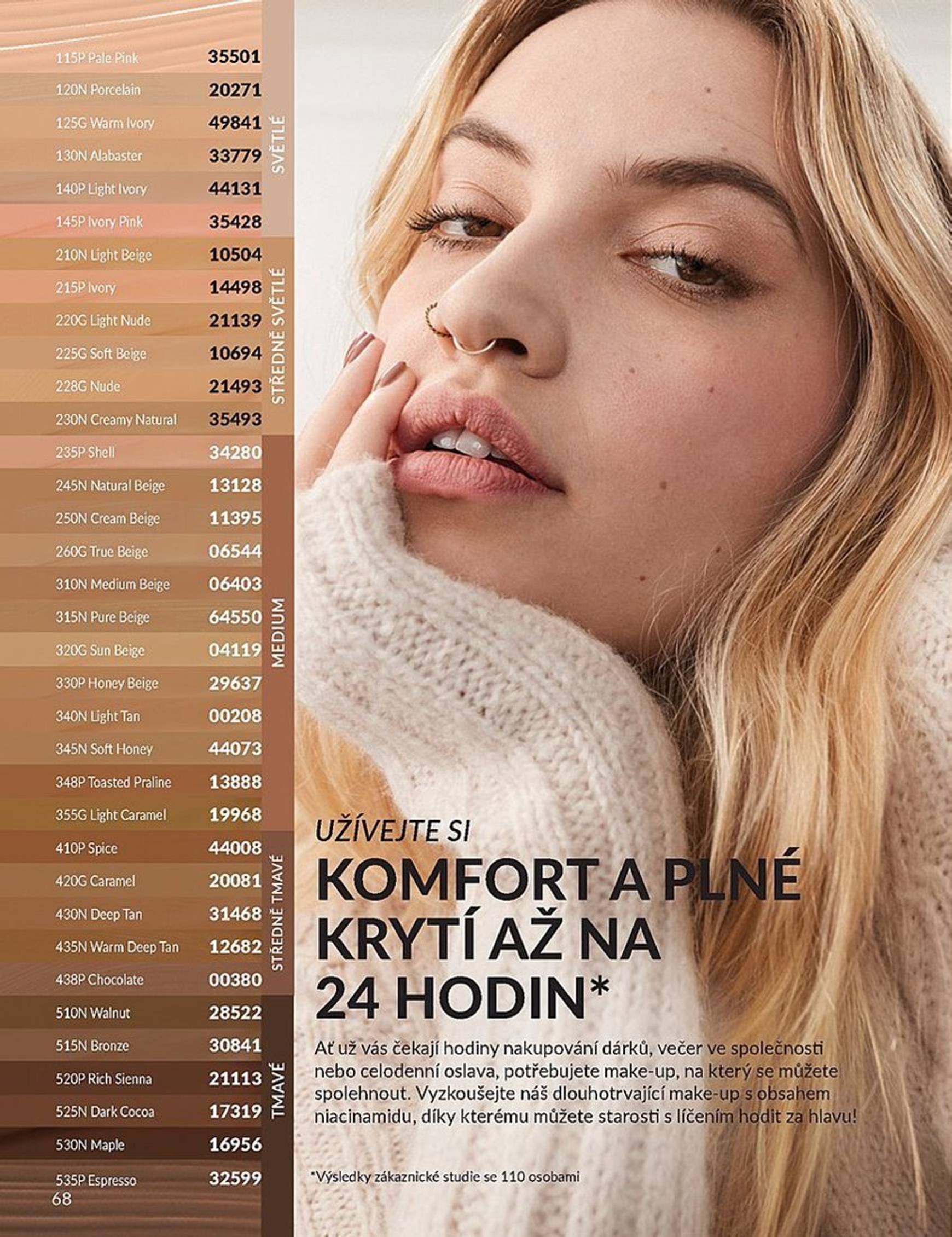 Leták AVON od 01.11. do 30.11. 68