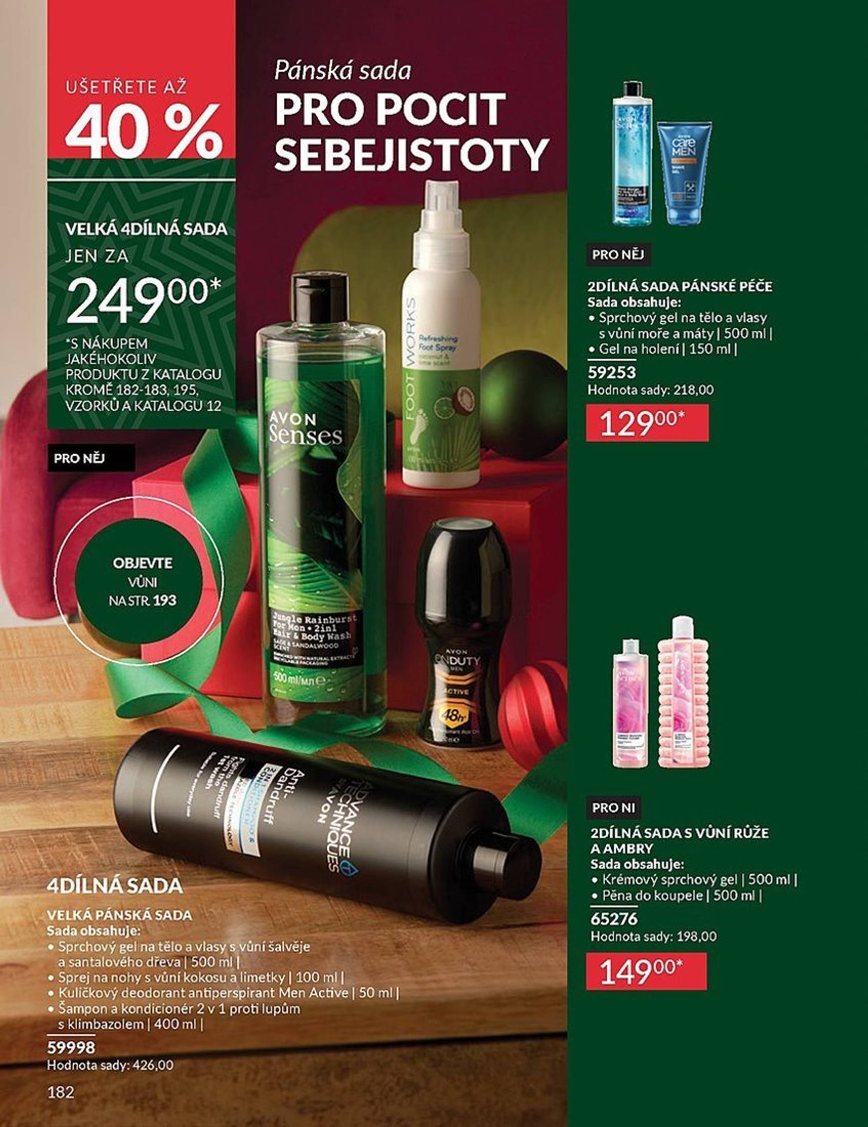 Leták AVON od 01.11. do 30.11. 182